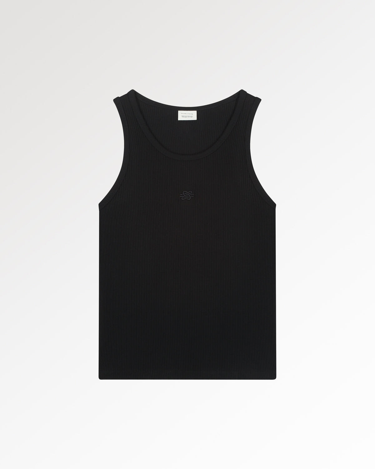 Visionary Tank Top Ribbed Black