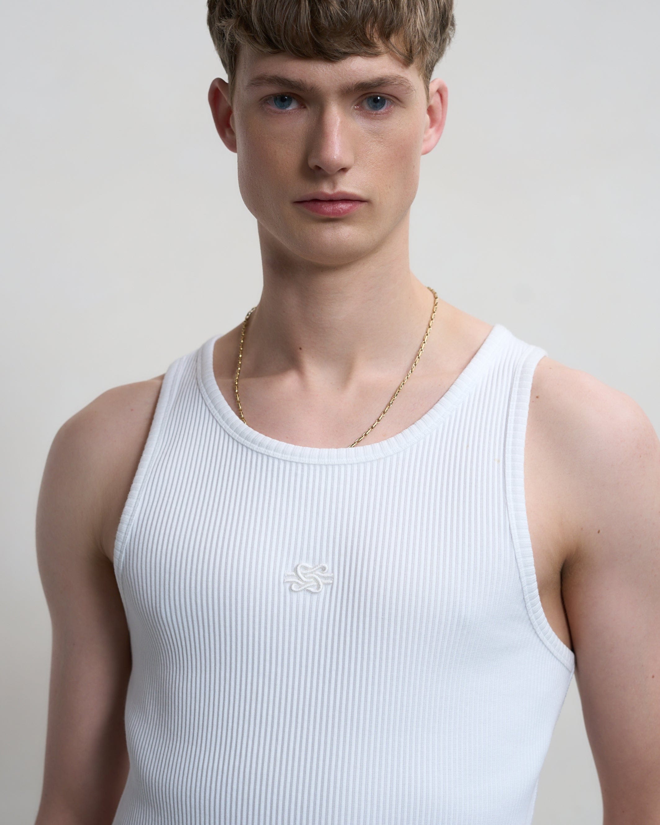 Visionary Tank Top Ribbed White
