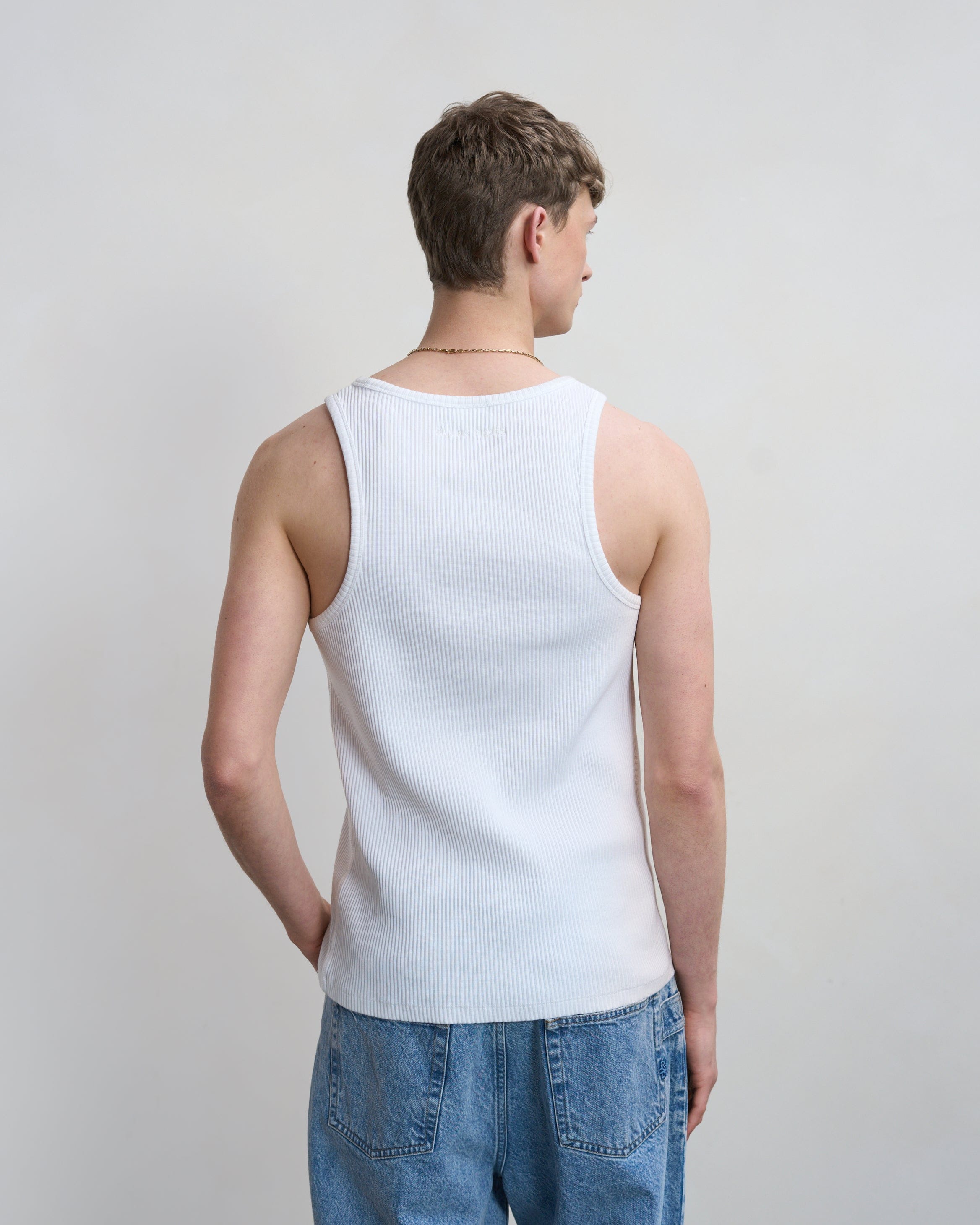 Visionary Tank Top Ribbed White