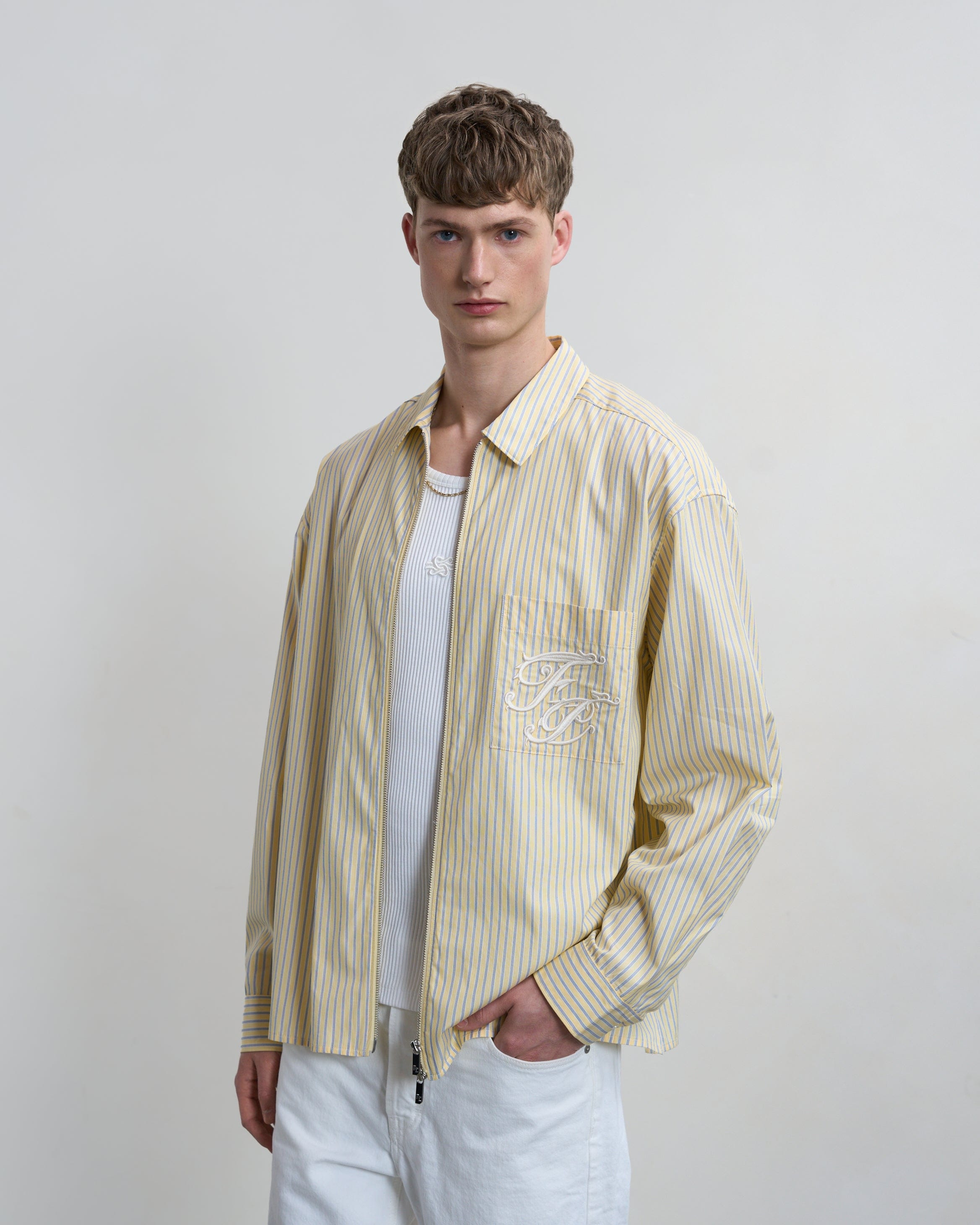 Visionary Zip Shirt Sauterne