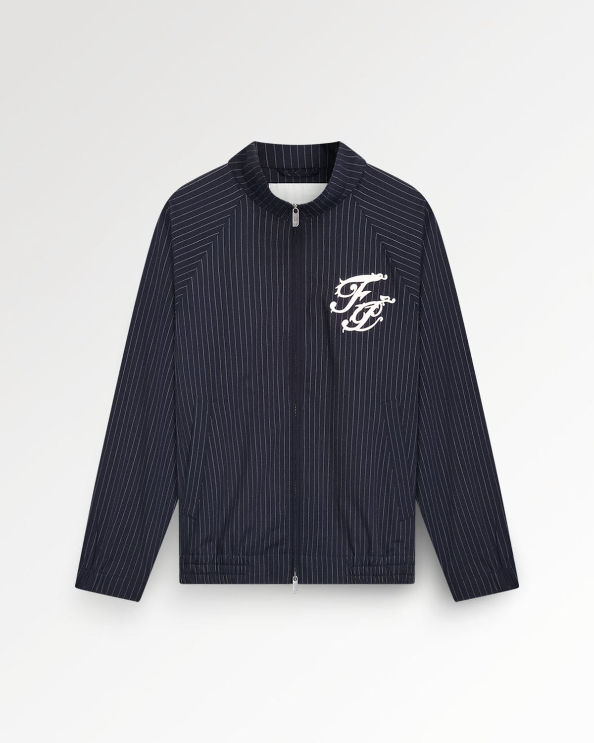 Trend Maven Track Jacket Pinstripe Blue
