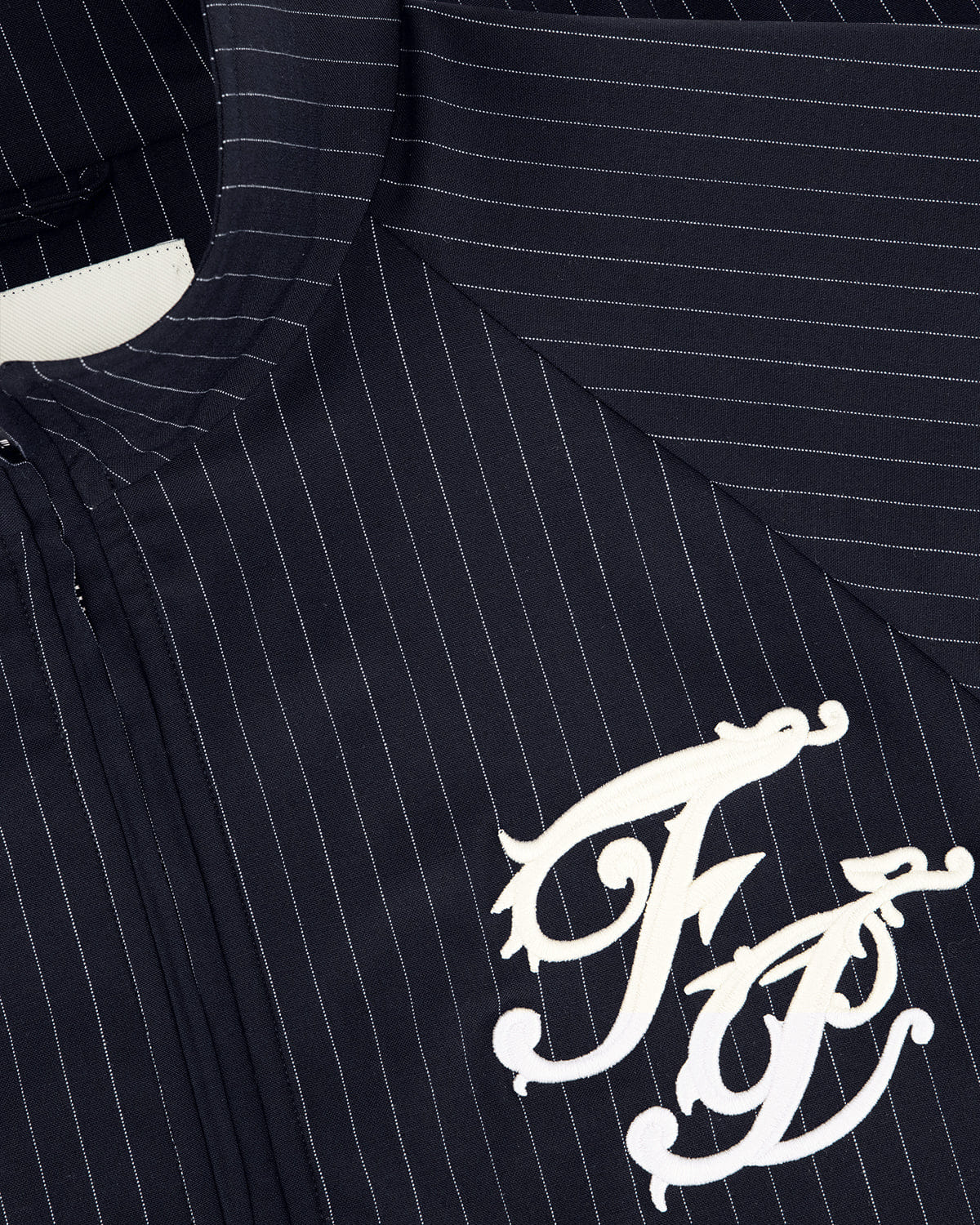 Trend Maven Track Jacket Pinstripe Blue