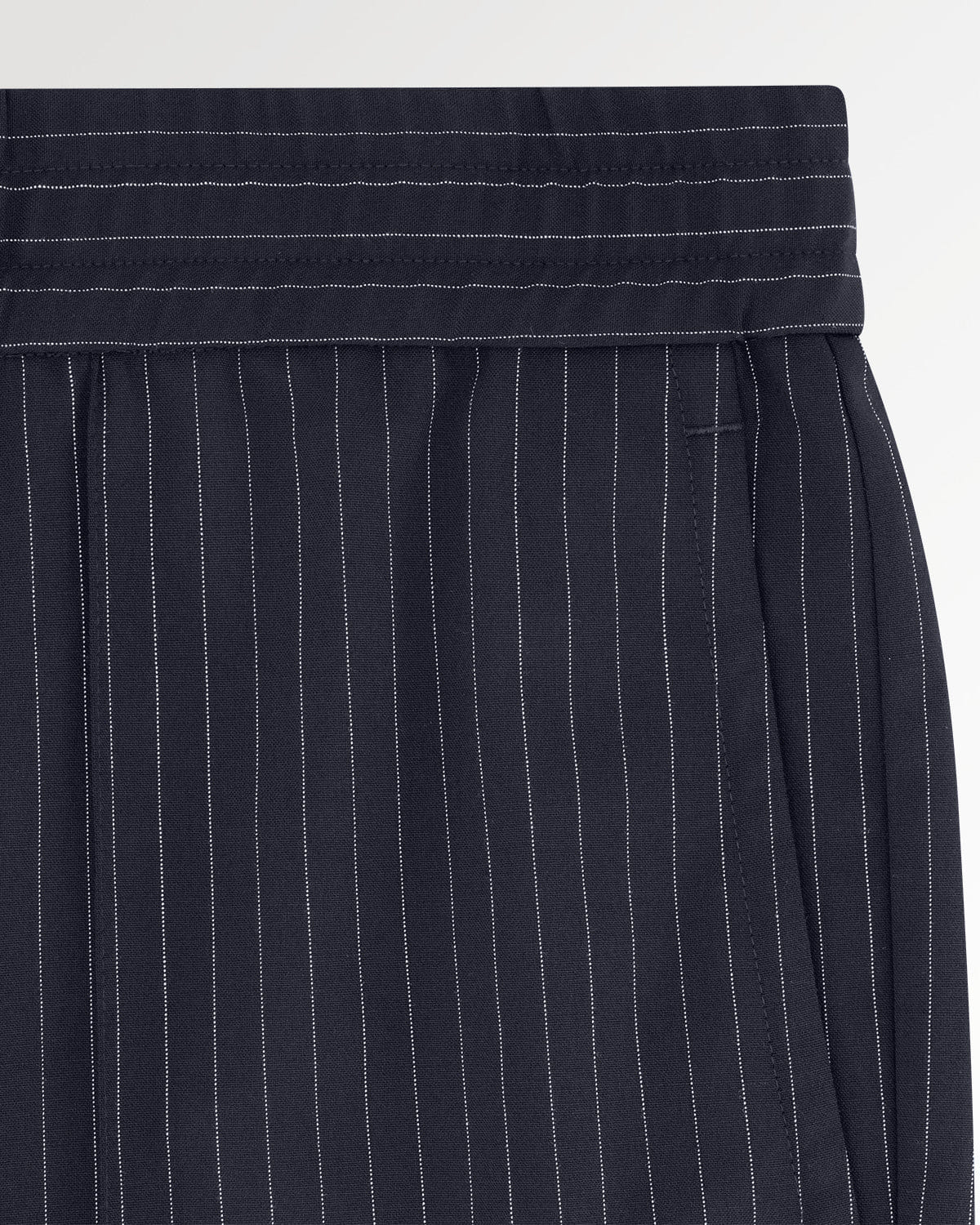 Entry Luxury Coach Pants Pinstripe Maritime Blue