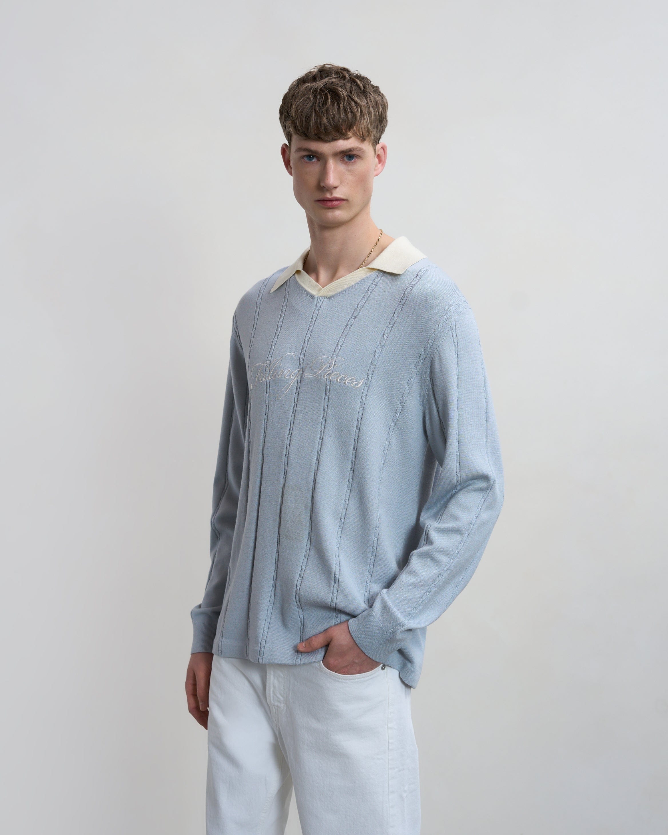 Trend Maven Knit Football Jersey Skyway