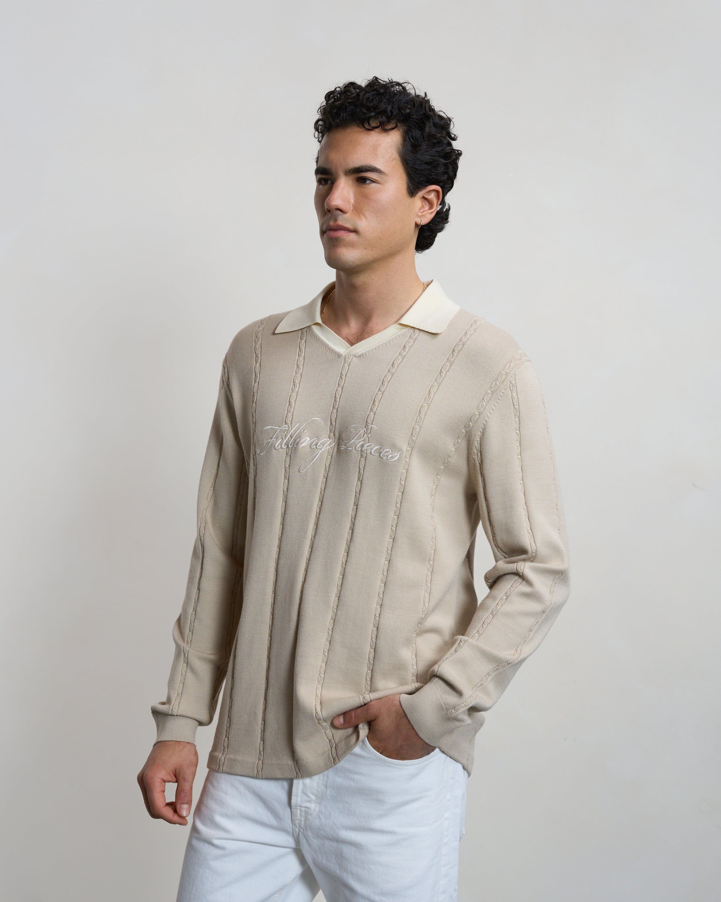 Trend Maven Knit Football Jersey Peyote