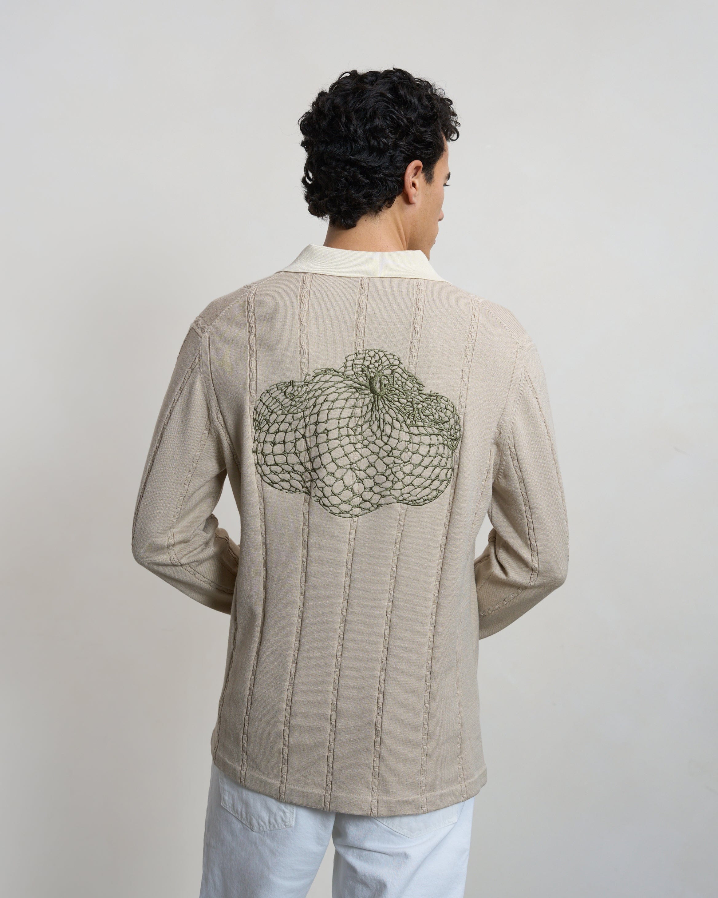 Trend Maven Knit Football Jersey Peyote