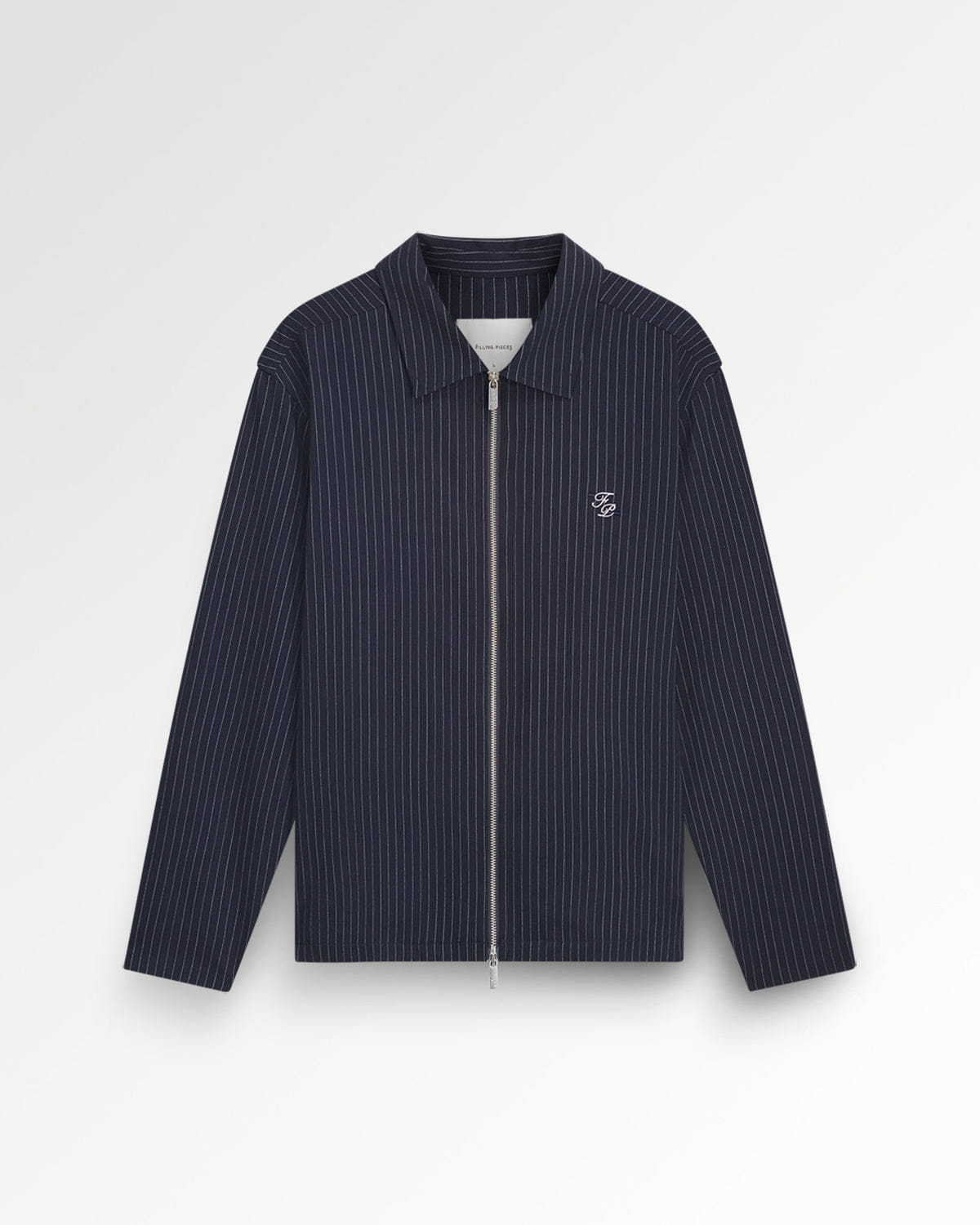 Entry Luxury Coach Jacket Pinstripe Maritime Blue