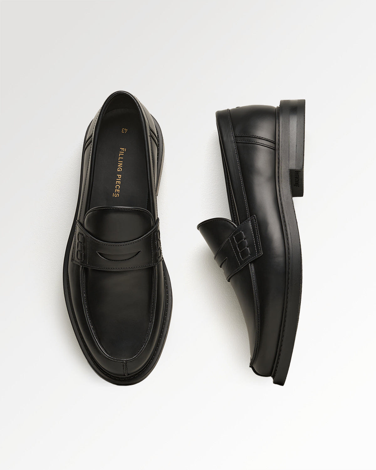 Entry Luxury Loafer Polido Minimum Matte Black