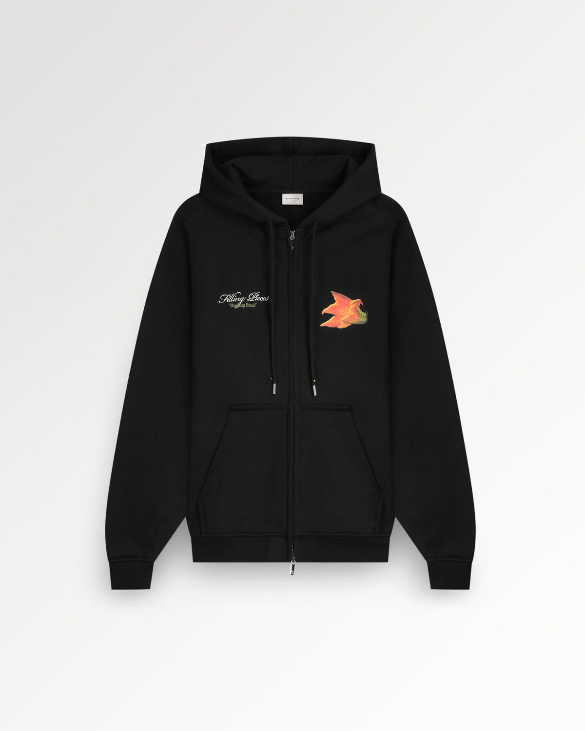 Trend Maven Zip Hoodie Zucchini Black