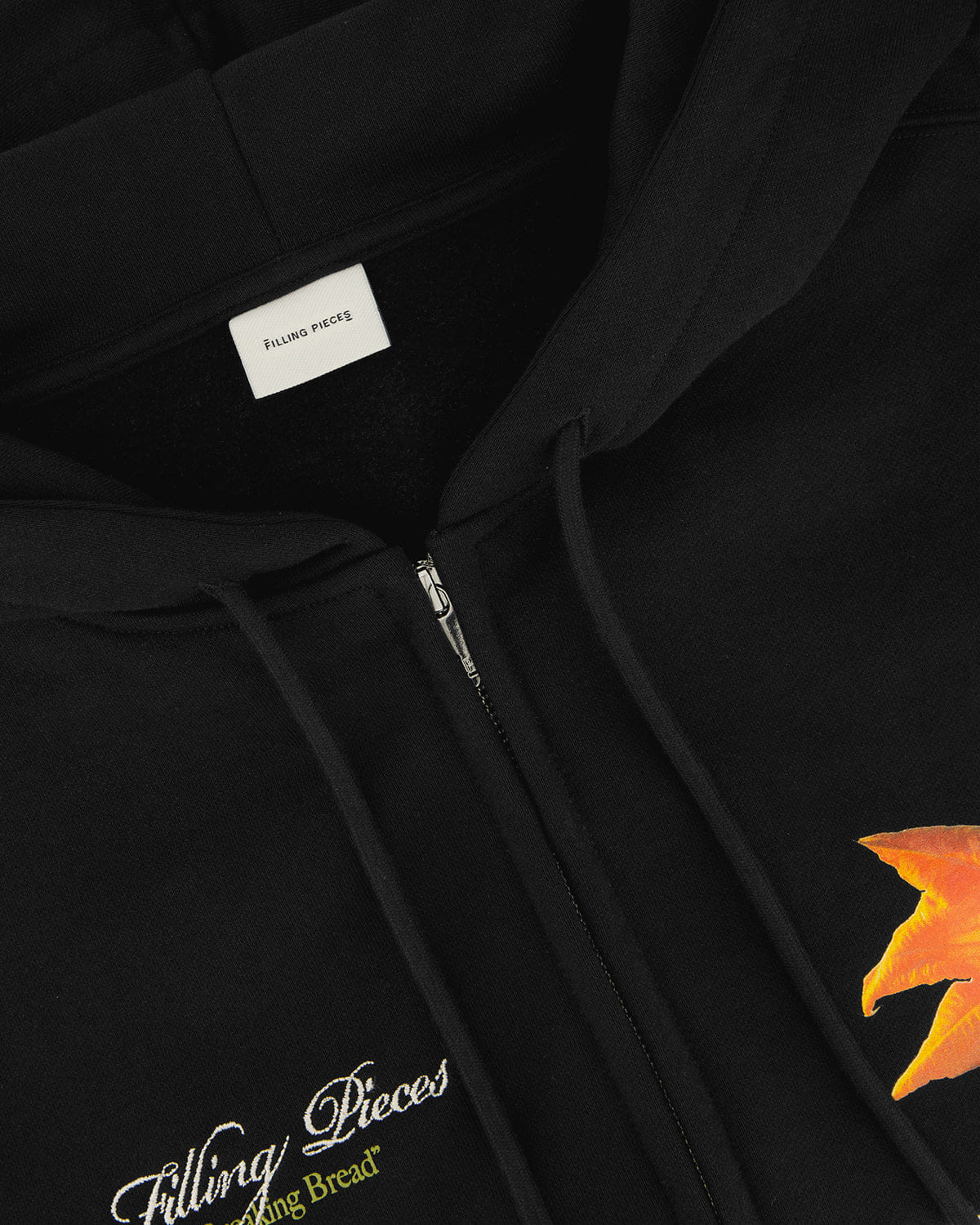 Trend Maven Zip Hoodie Zucchini Black