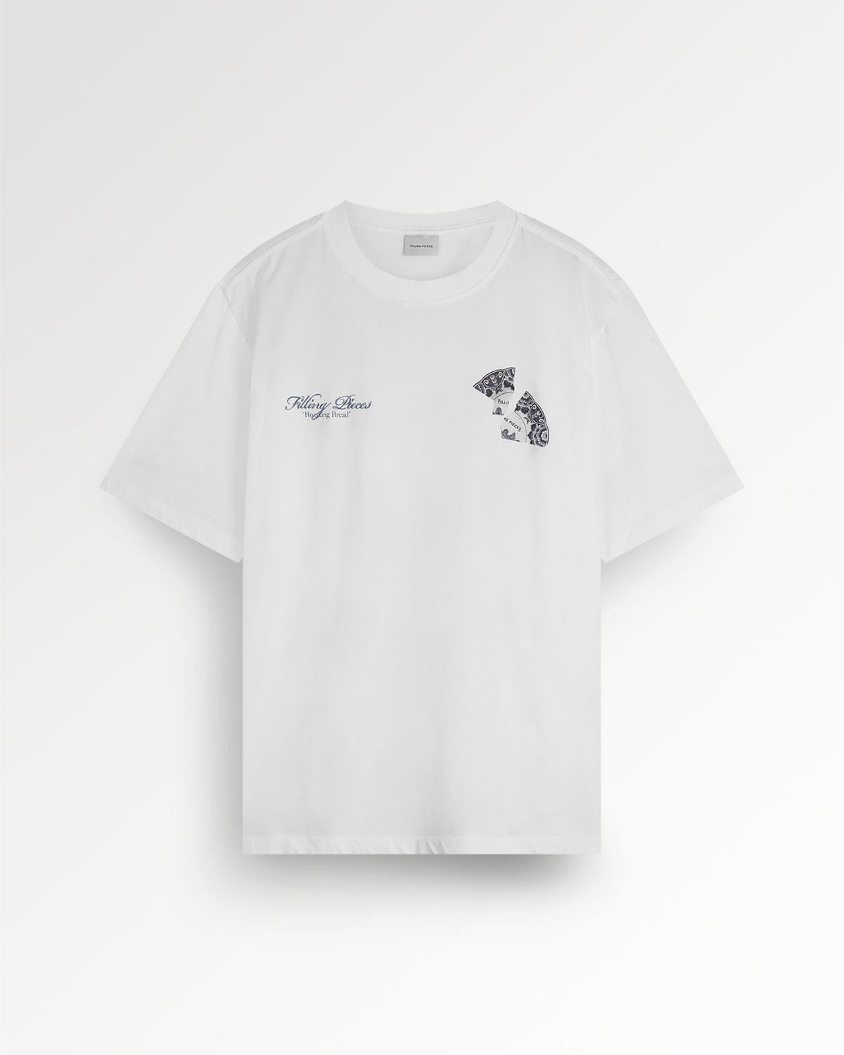 Trend Maven T-shirt Broken Plate White