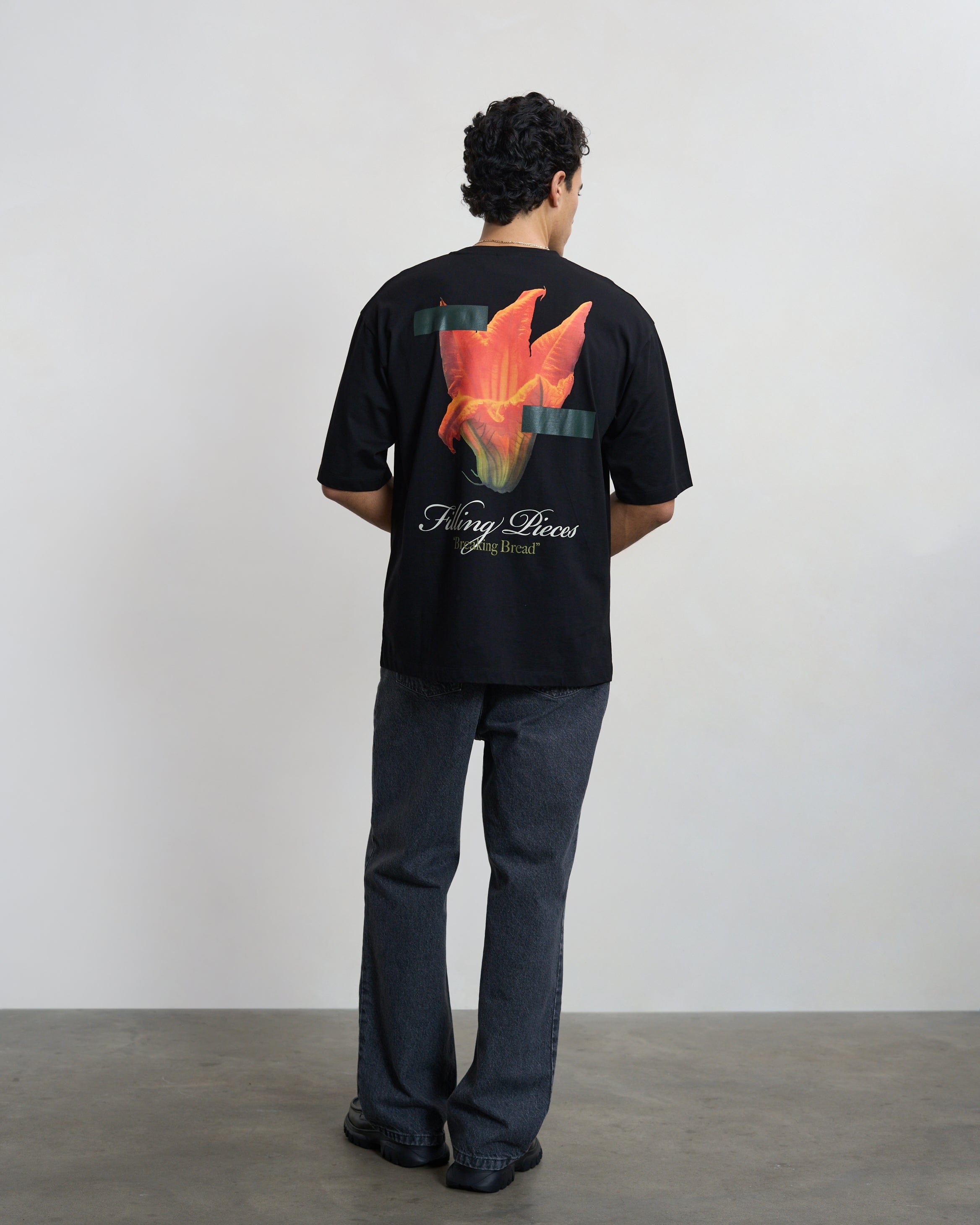 Trend Maven T-shirt Boxy Zucchini Black