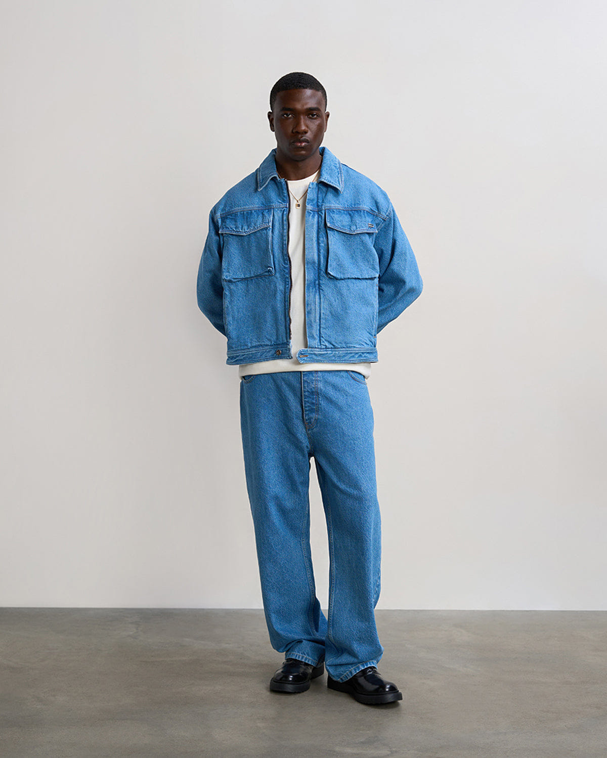Trend Maven Denim Pants Washed Indigo