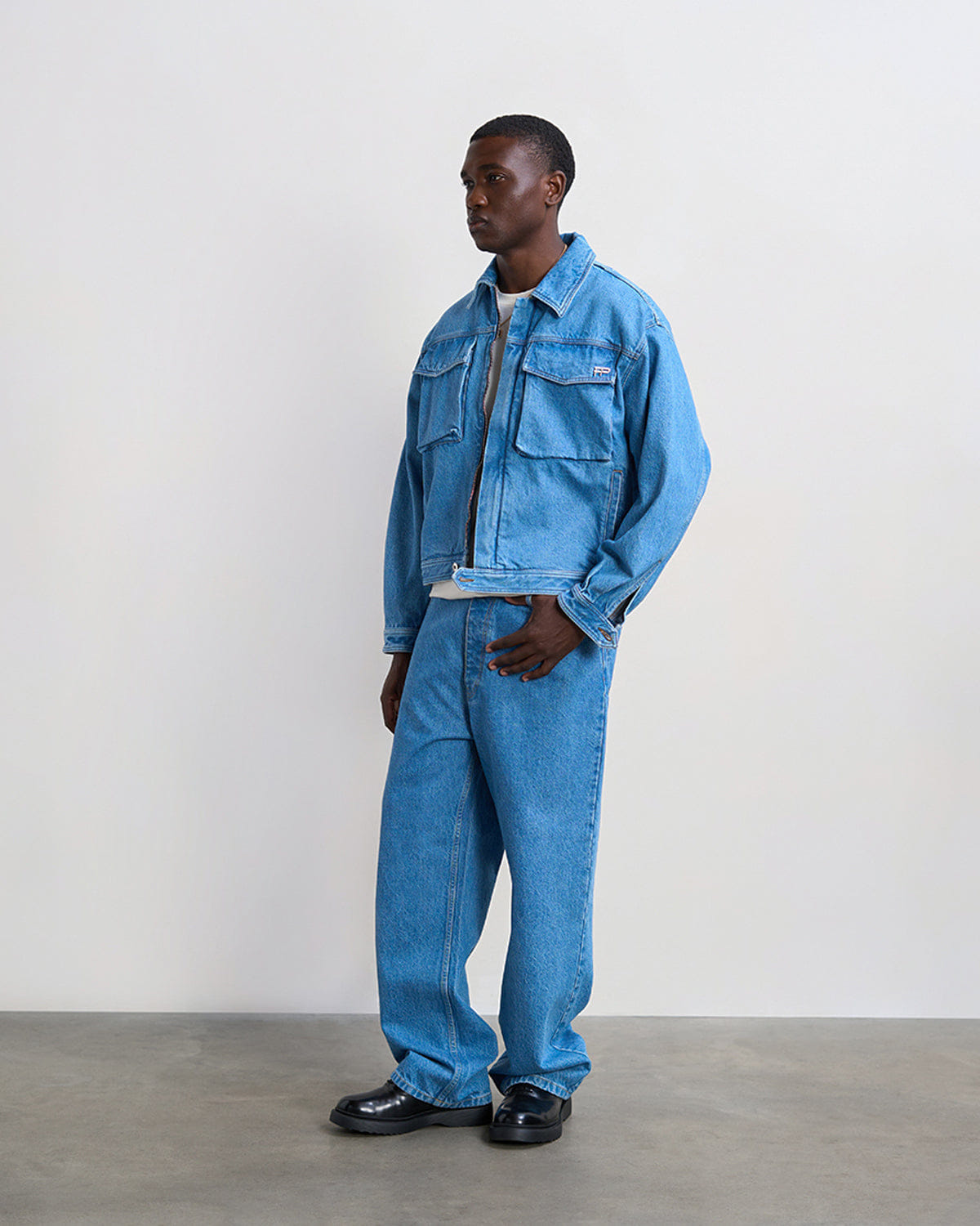 Trend Maven Denim Pants Washed Indigo