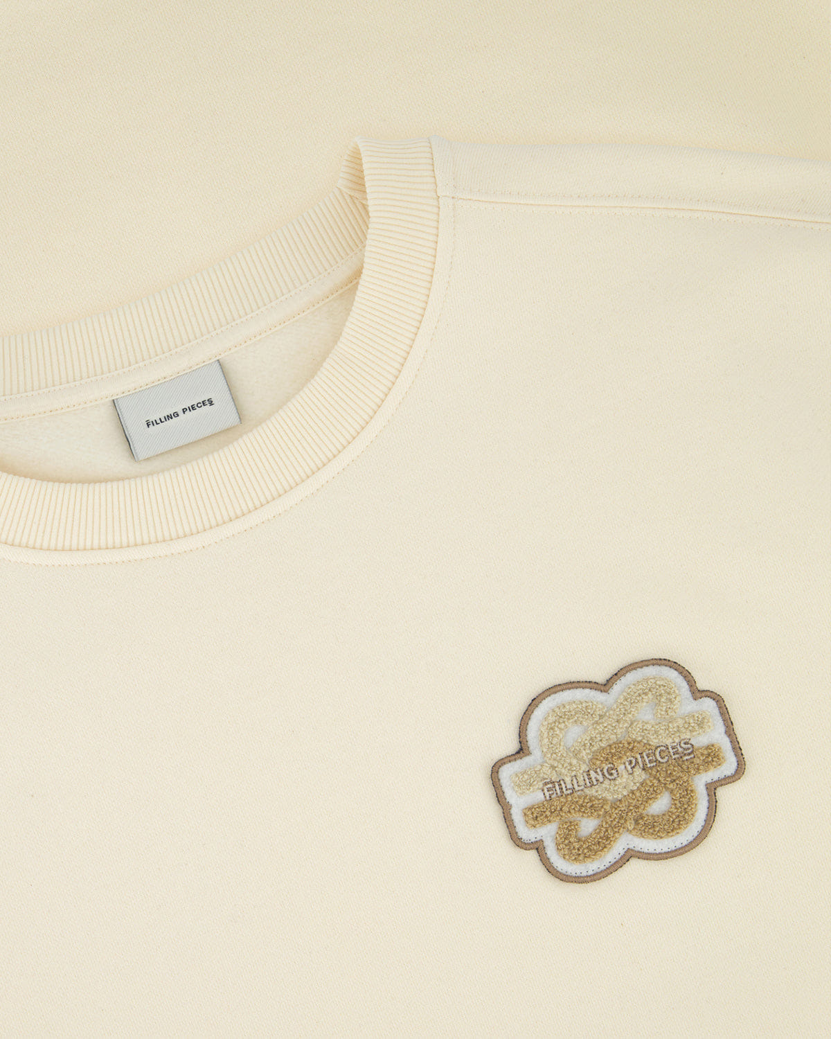 Conventional Sweatshirt Gowtu Tonal Antique White