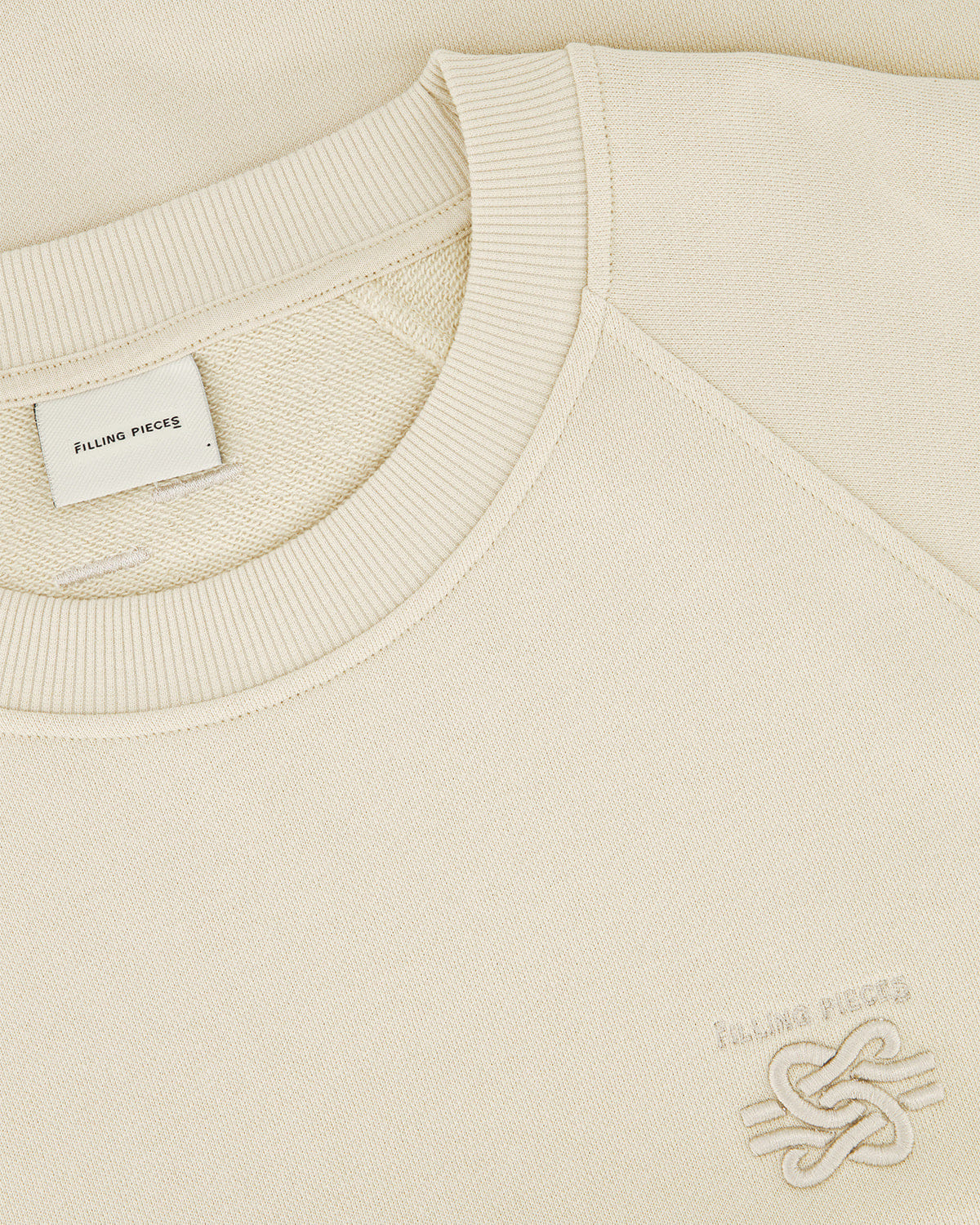 Conventional Sweatshirt Embroidered Knot Peyote