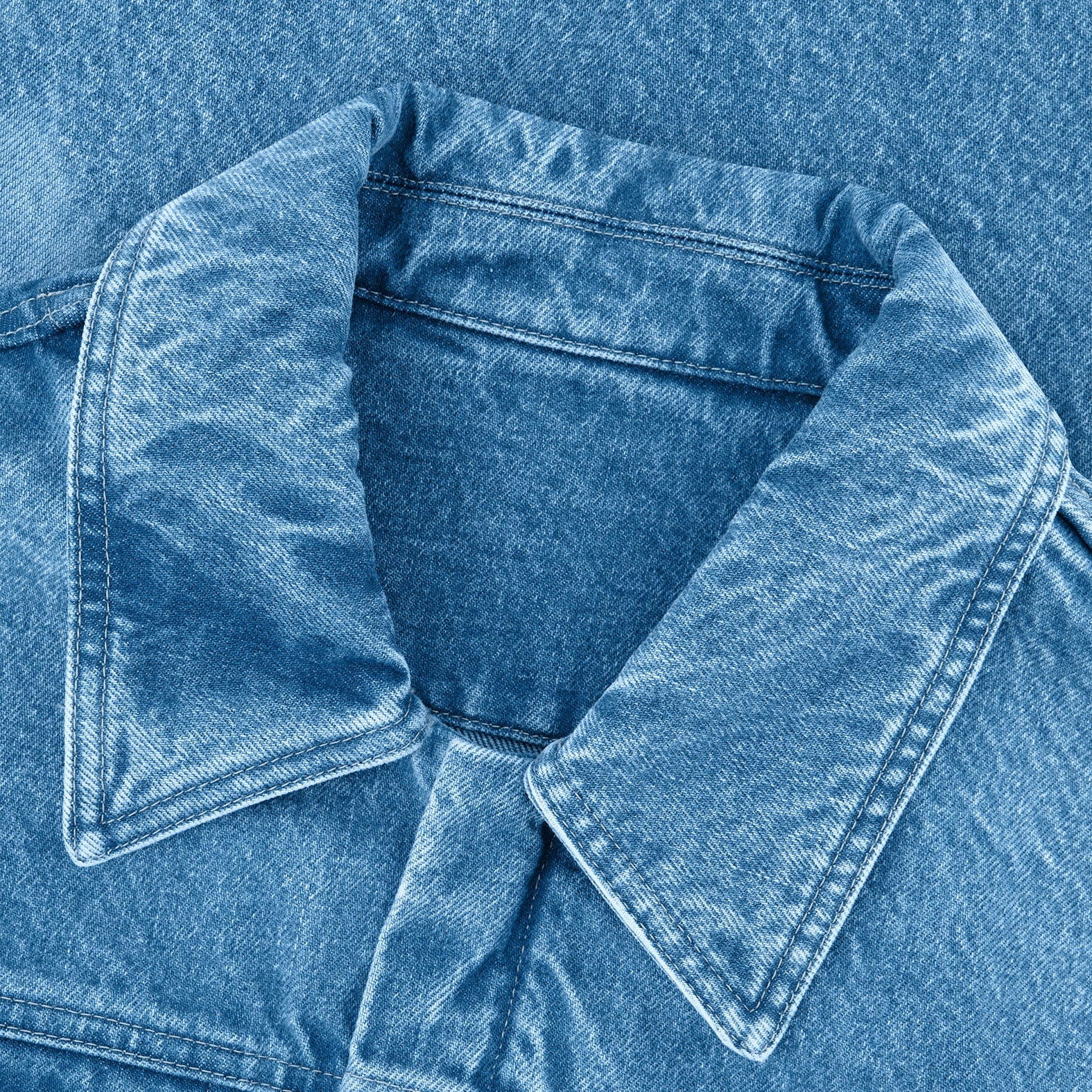 Trend Maven Denim Jacket Washed Indigo
