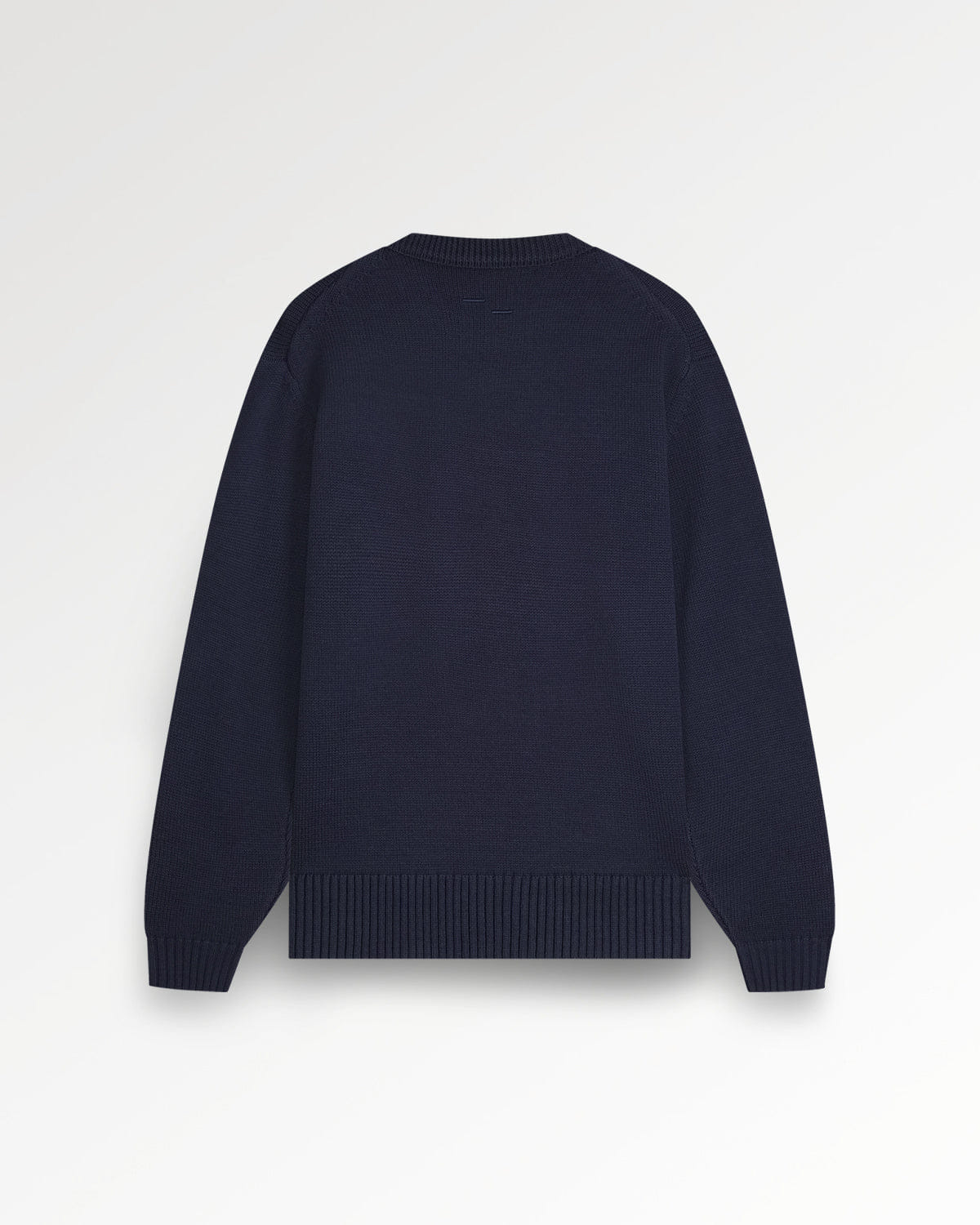 Conventional Knit Sweater Knot Navy