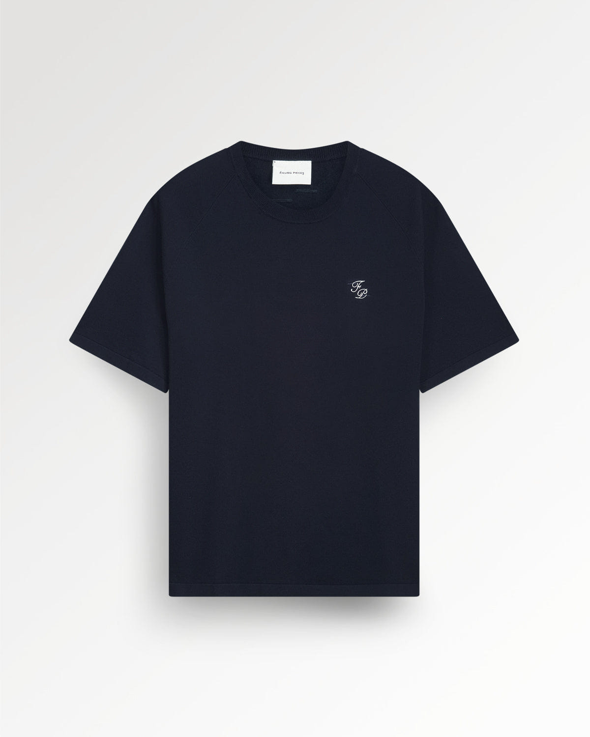 Conventional Knit T-shirt Raglan Navy
