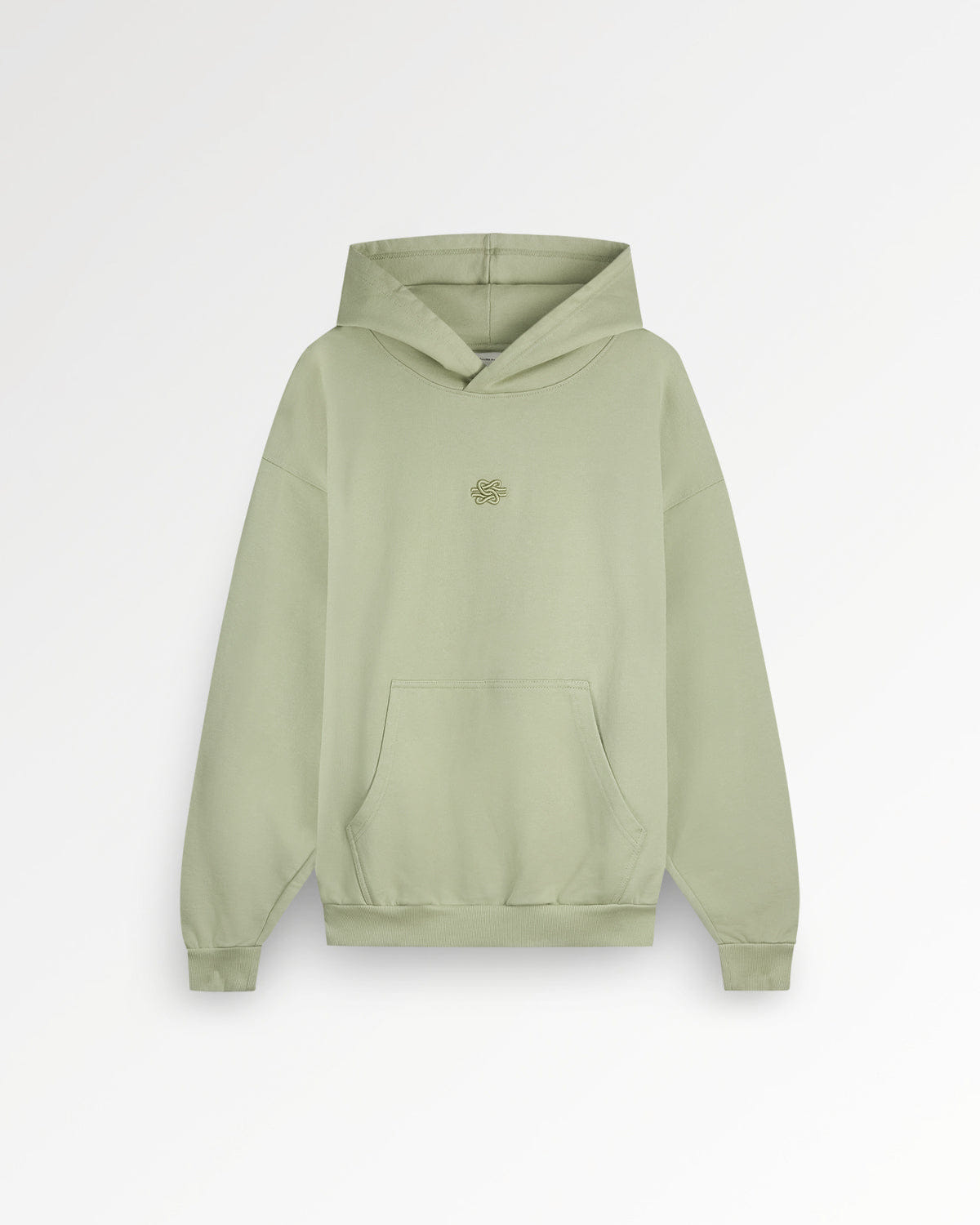 Trend Maven Hoodie Boxy Embroidered Tea