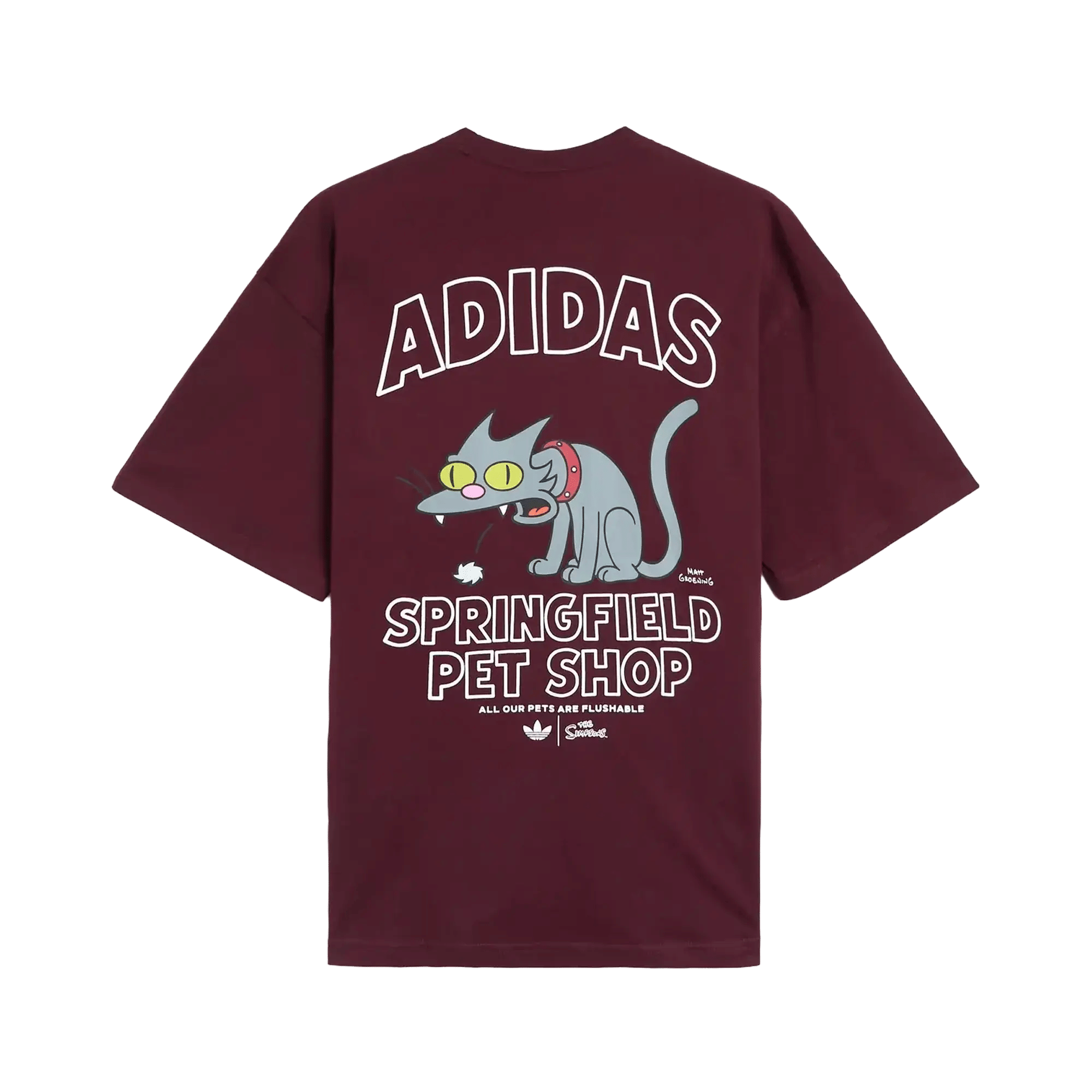 Adidas x The Simpsons GFX Tee Red