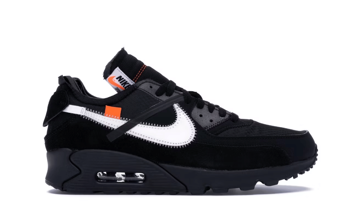 Air Jordan Nike Air Max 90 Off-White Black