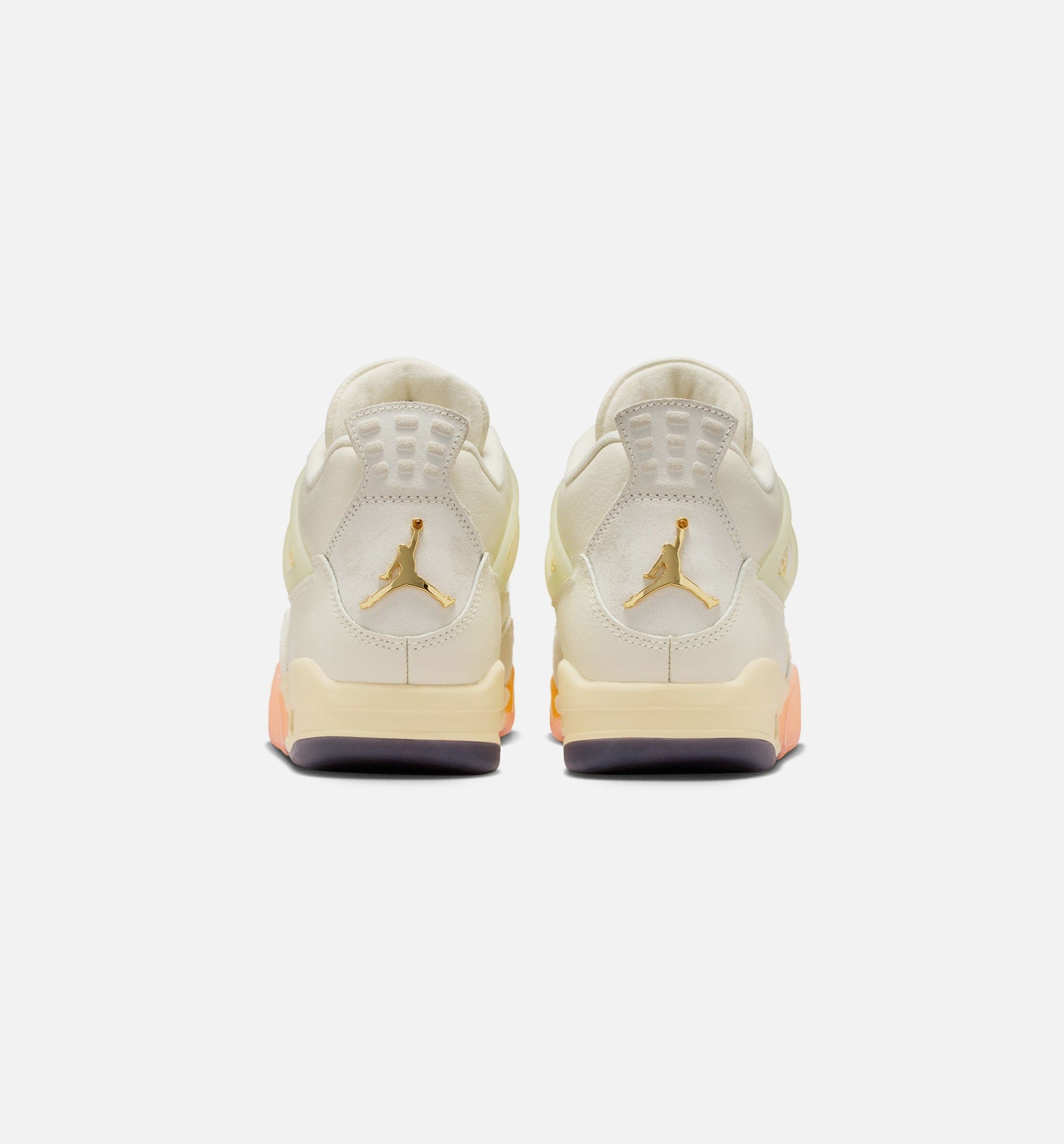 Air Jordan 4 Retro Birds of Paradise Womens Lifestyle Shoes - Coconut Milk/Metallic Gold/Muslin/Bright Mango/Sundial/Black
