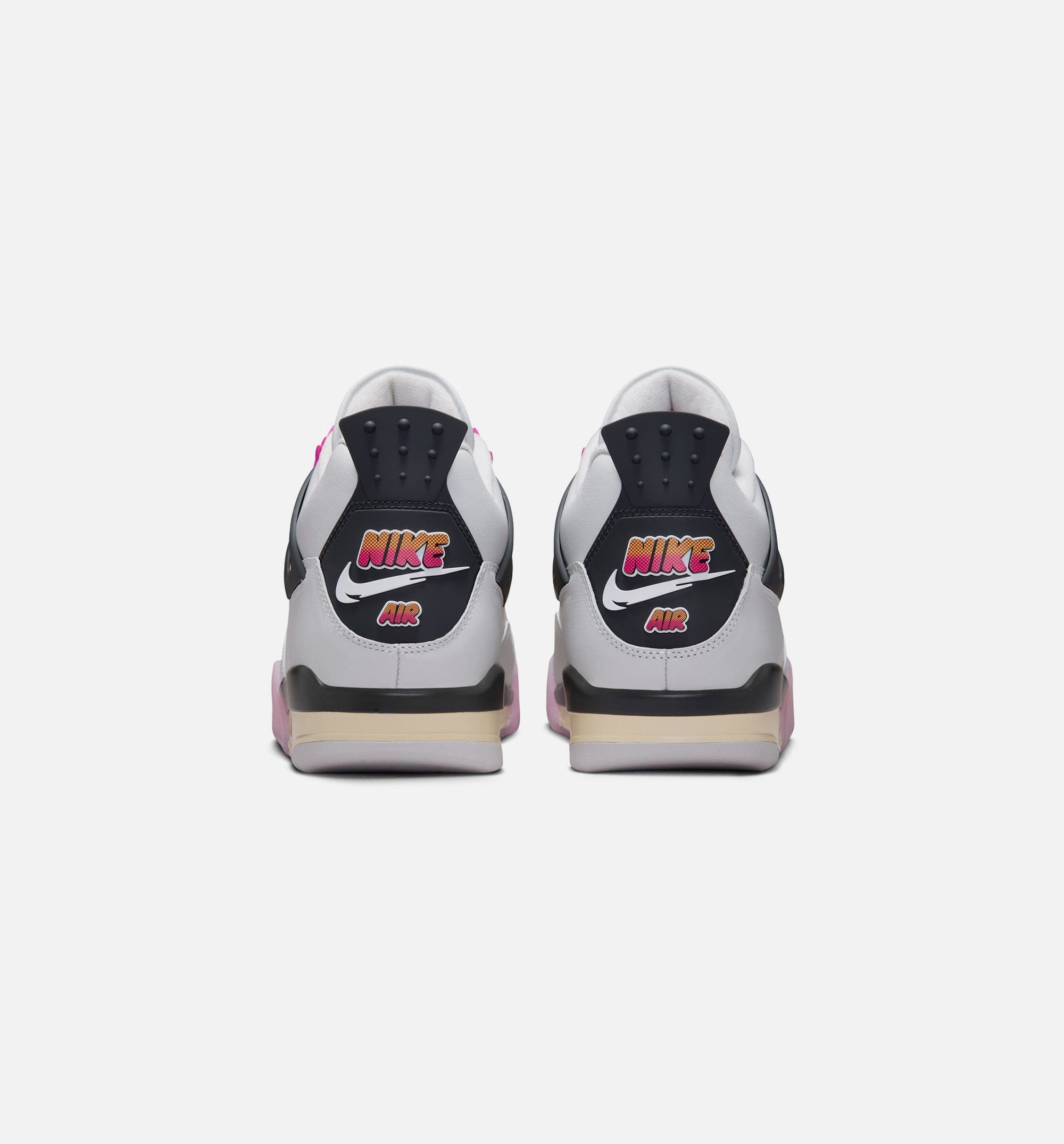 Air Jordan 4 Retro Comic Mens Lifestyle Shoe - Off White/Fire Pink/Anthracite
