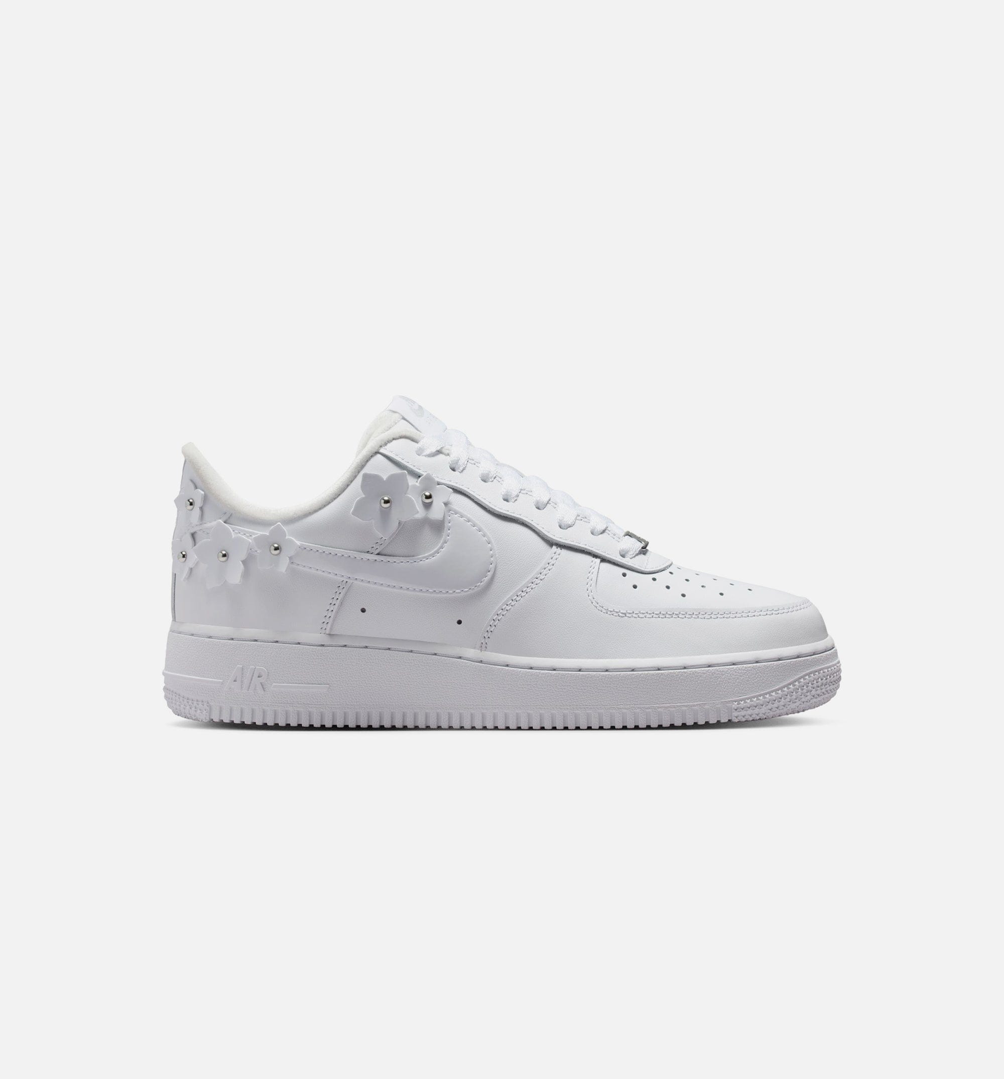 Nike Air Force 1'07 Florette Womens Lifestyle Shoe - White/Wolf Grey/Metallic Silver/White