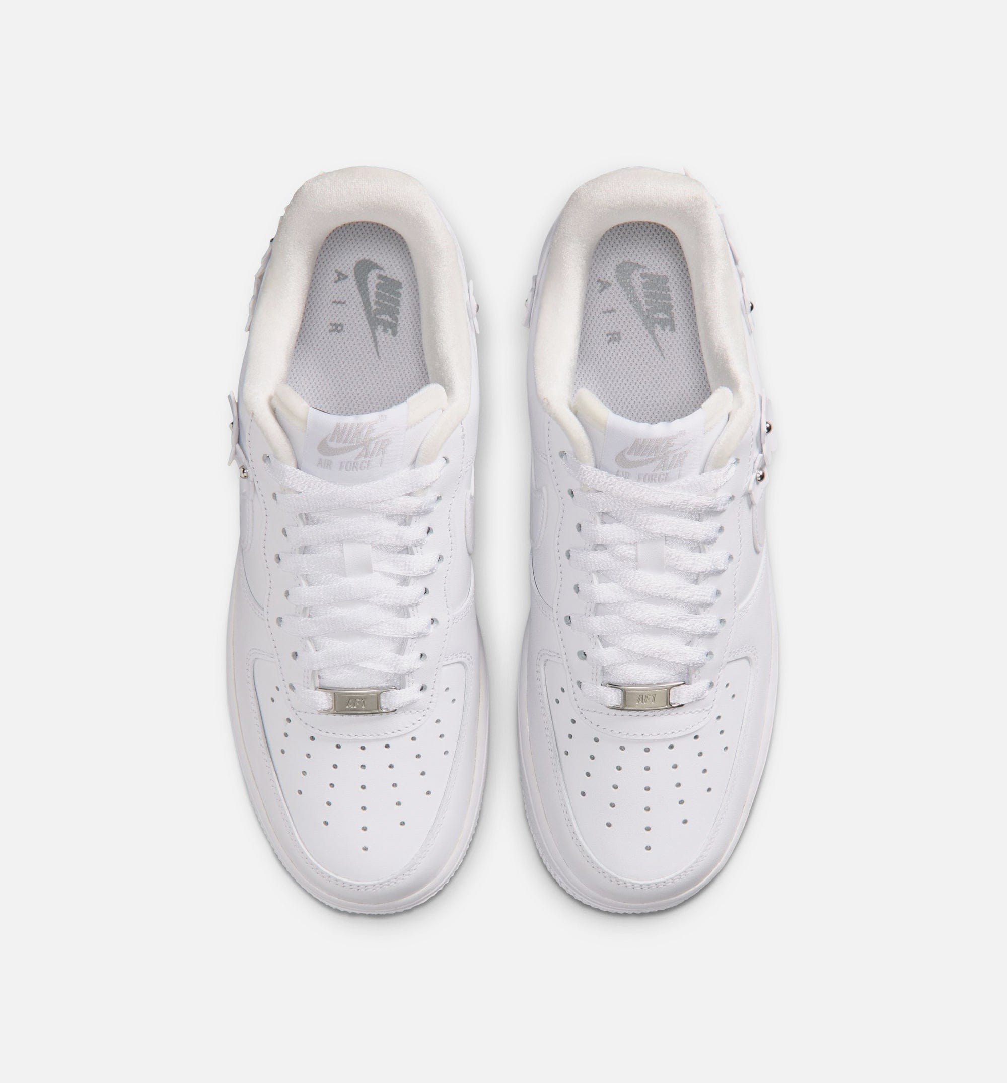 Nike Air Force 1'07 Florette Womens Lifestyle Shoe - White/Wolf Grey/Metallic Silver/White