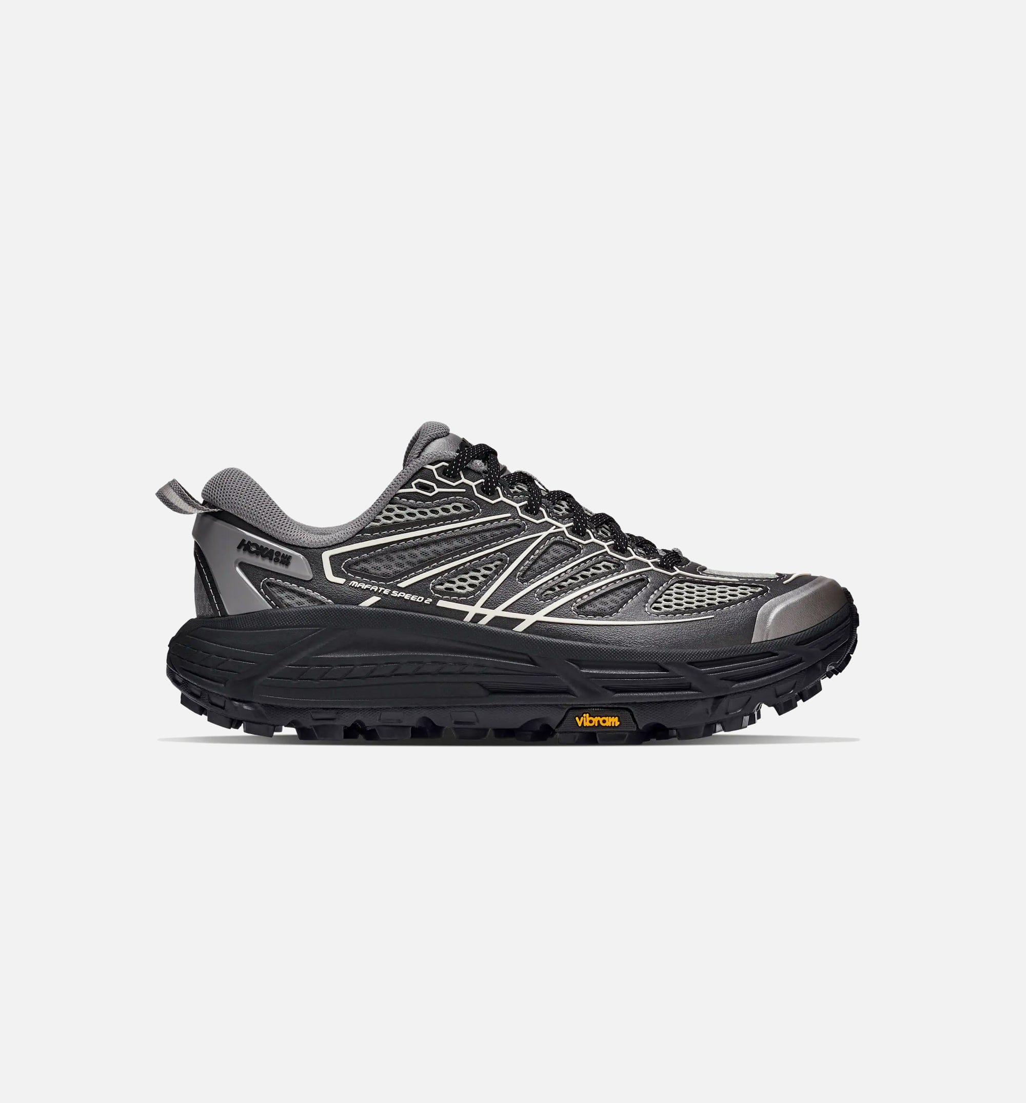 Hoka Stealth Tech Mafate Speed 2 Mens Lifestyle Shoe - Galactic Grey/Black