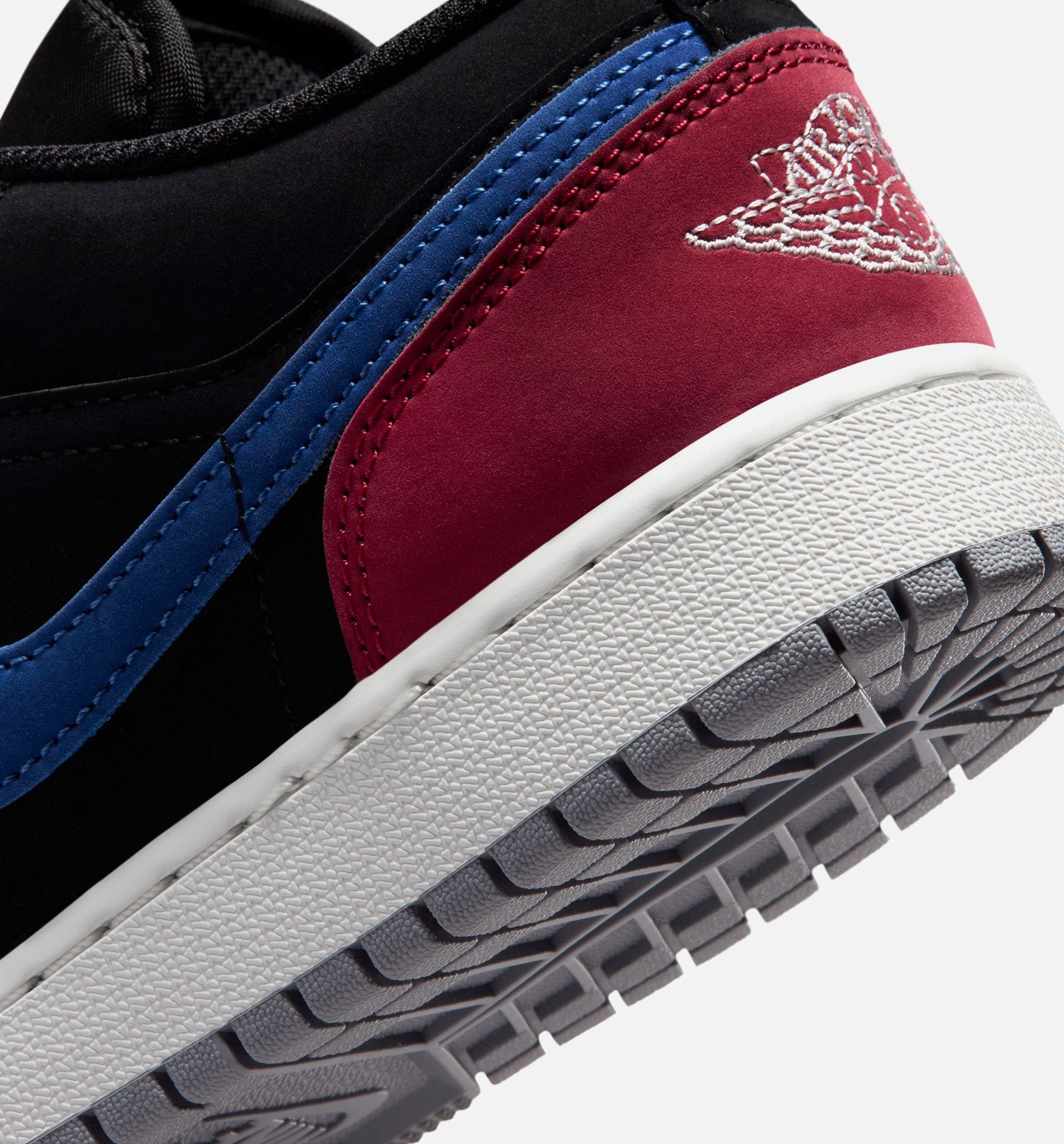 Air Jordan 1 Low Grade School Lifestyle Shoe - Black/Summit White/True Blue/Varsity Red