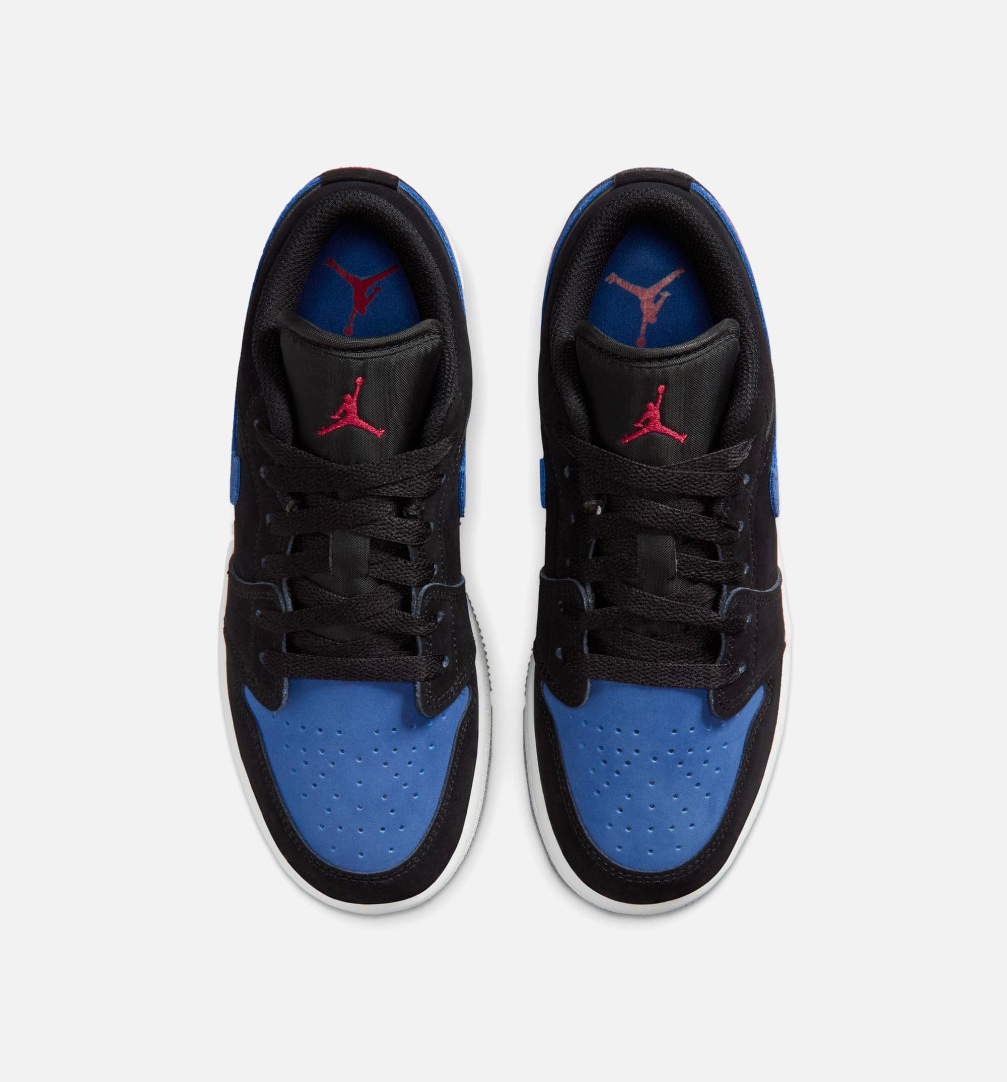 Air Jordan 1 Low Grade School Lifestyle Shoe - Black/Summit White/True Blue/Varsity Red