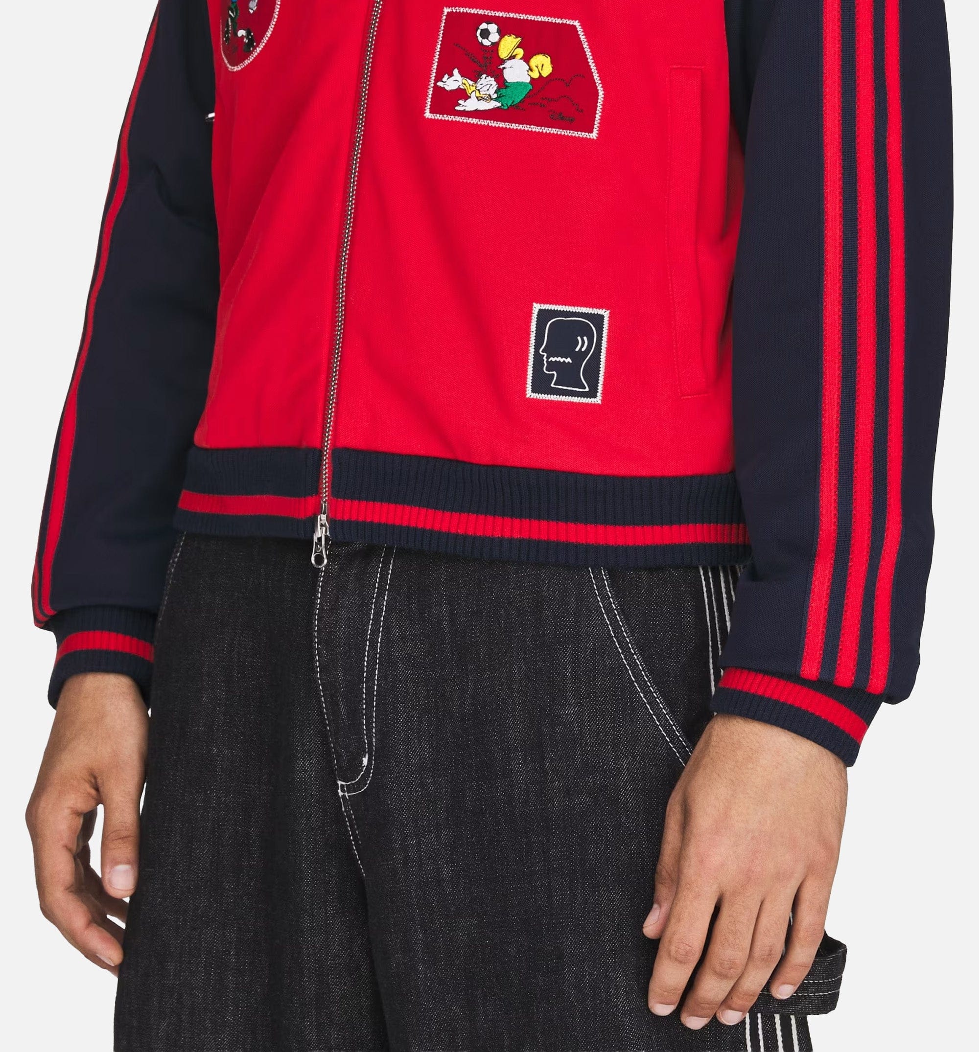 adidas Originals x Brain Dead by Disney Track Mens Jacket - Better Scarlet