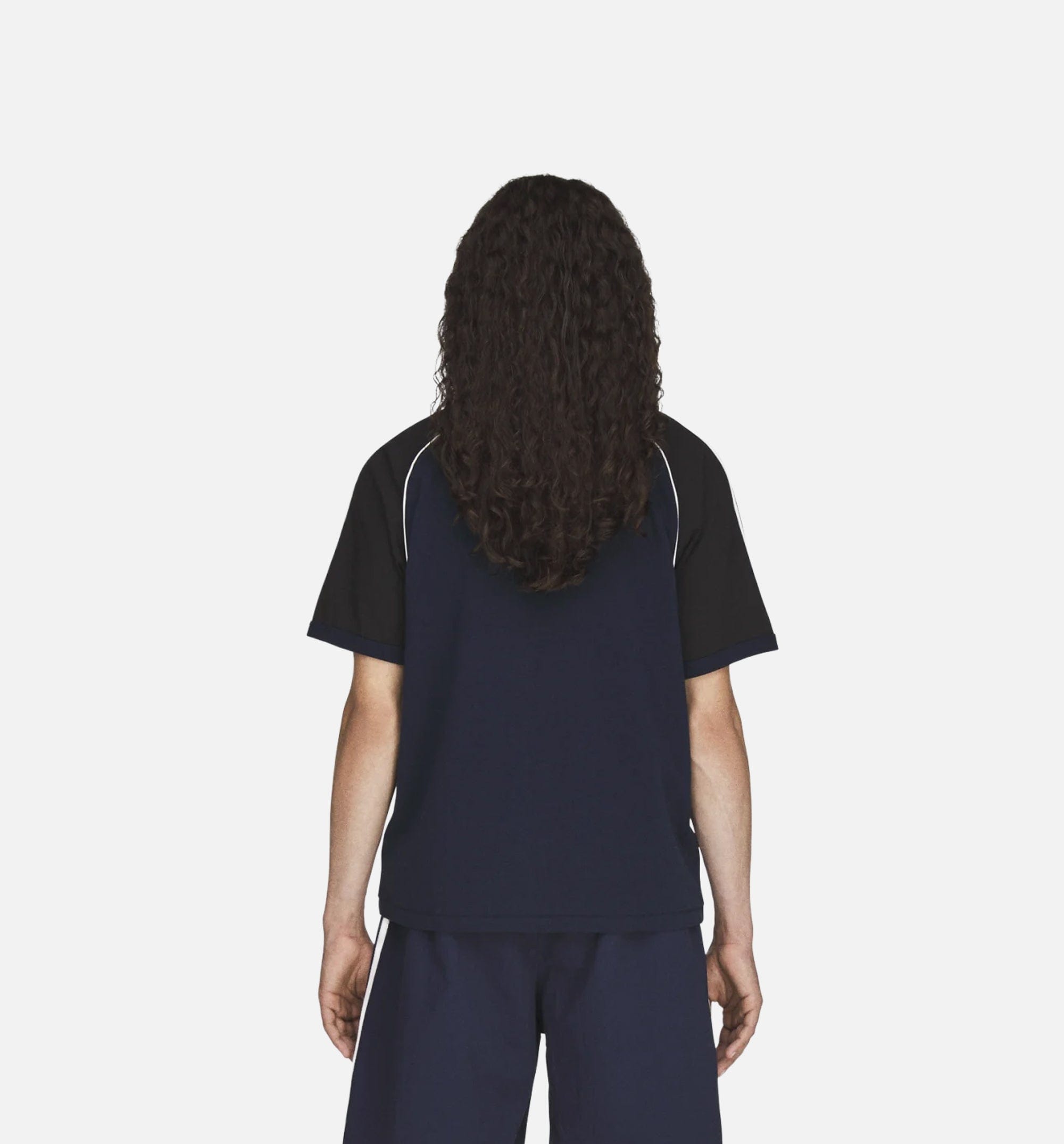 adidas Originals x Brain Dead By Disney Mens Short Sleeve Shirt - Navy/Black