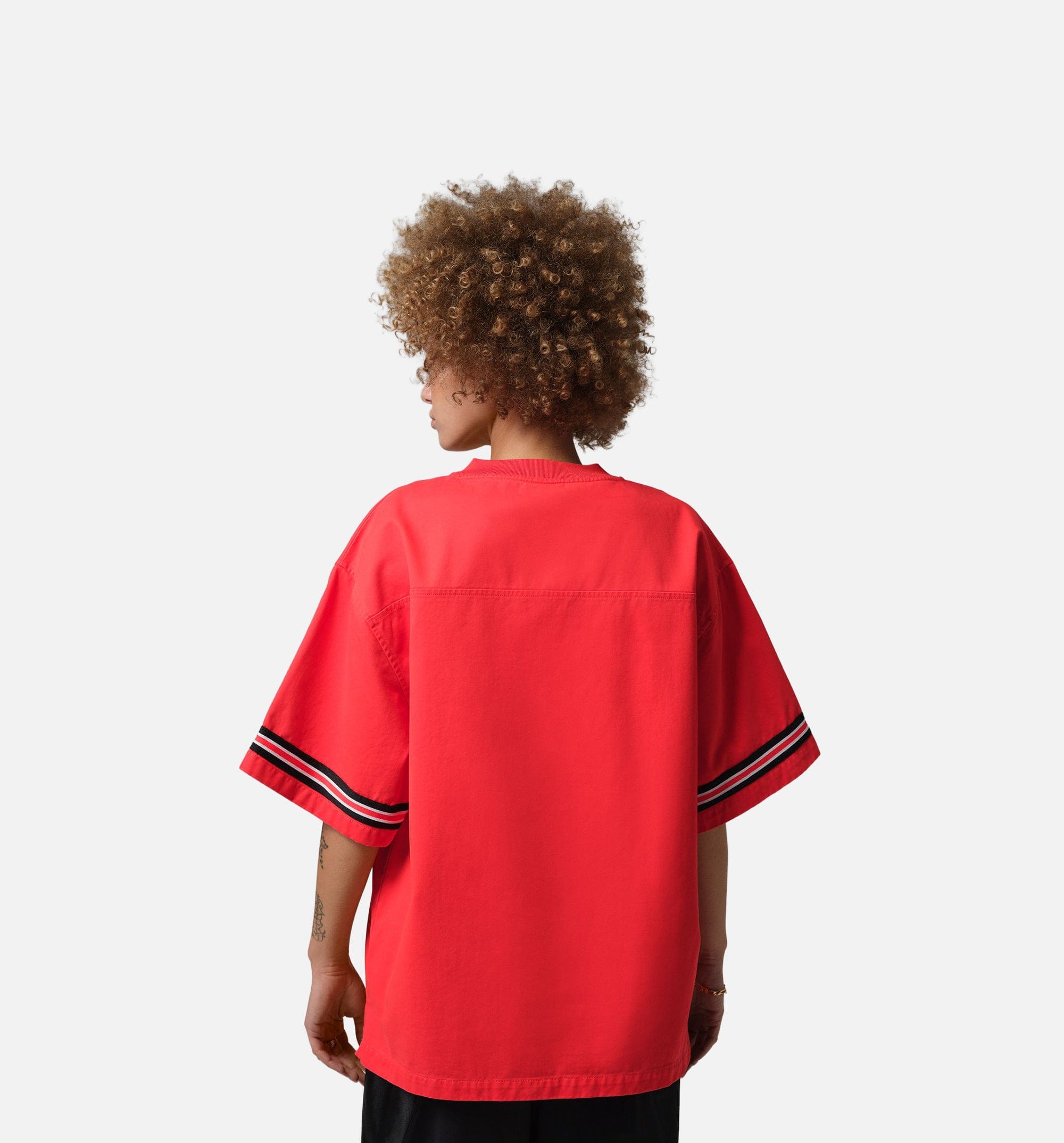 Air Jordan Flight Woven Womens Jersey - Chile Red