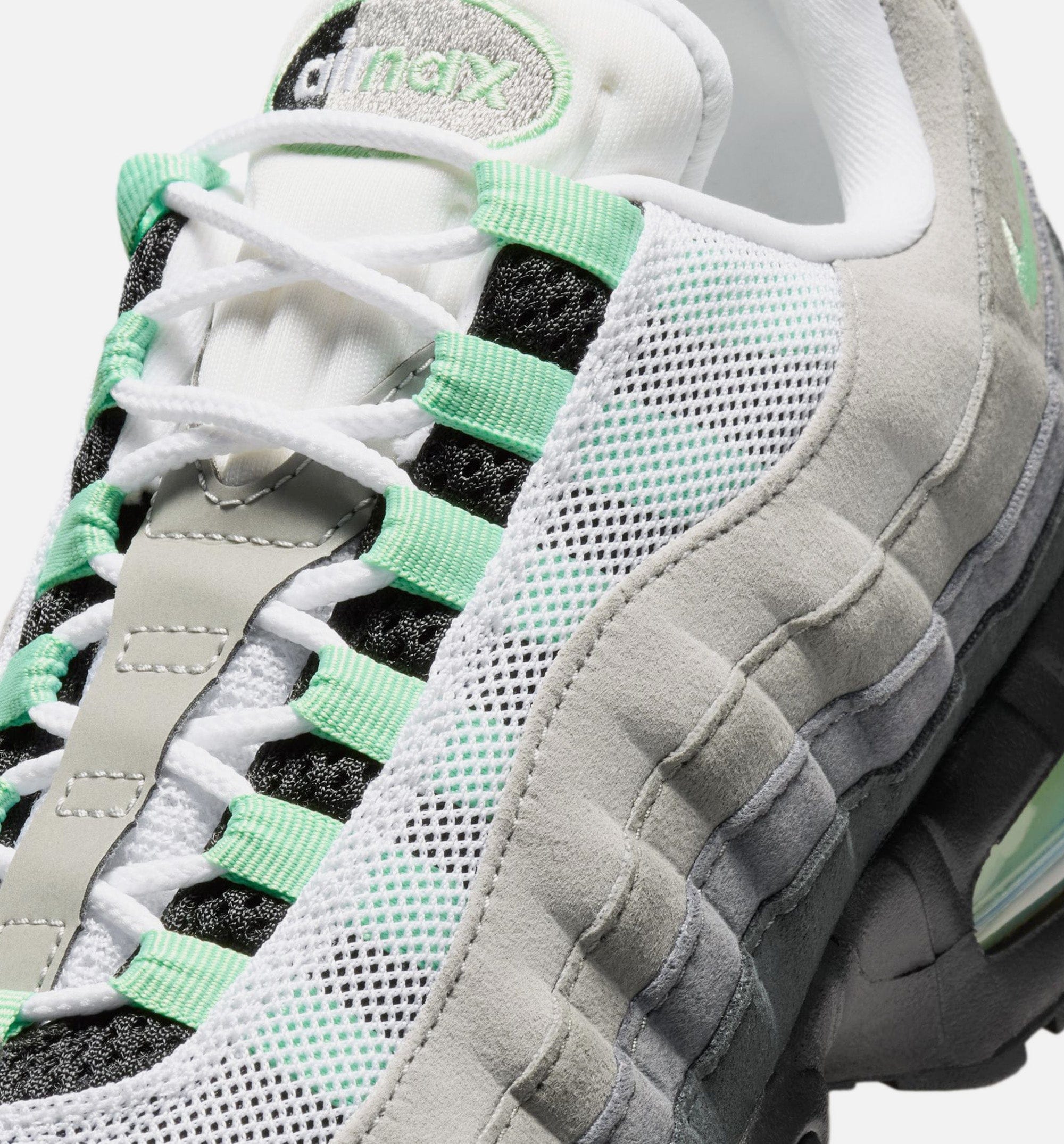 Nike Air Max 95 Big Bubble Fresh Mint Womens Running Shoe - Black/Fresh Mint/White/Medium Grey
