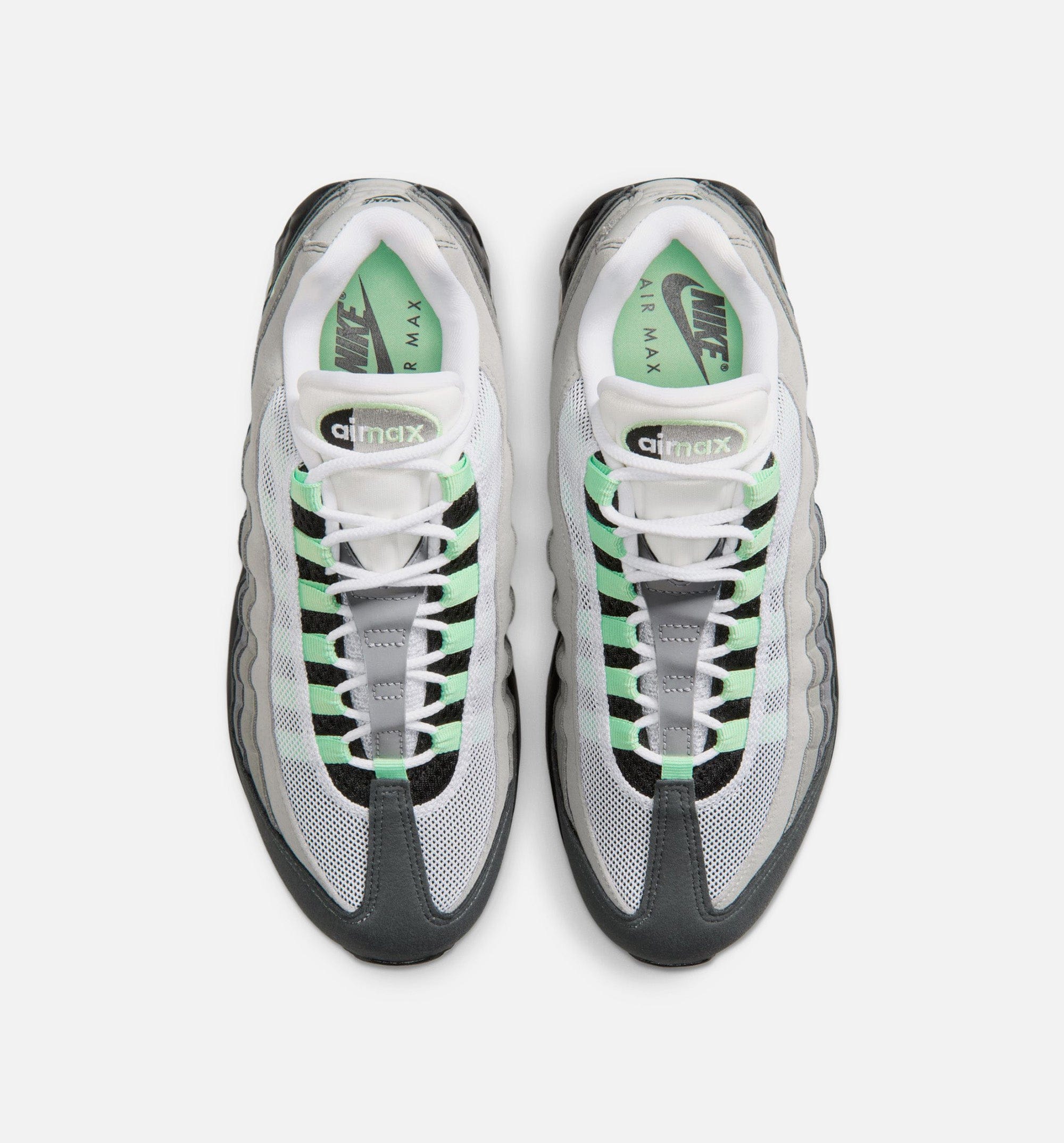 Nike Air Max 95 Big Bubble Fresh Mint Womens Running Shoe - Black/Fresh Mint/White/Medium Grey