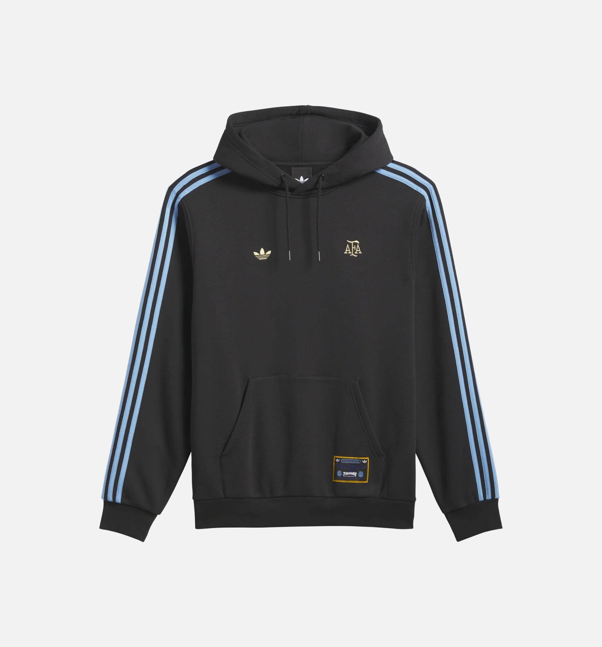 adidas Argentina x Thrasher Mens Hoodie - Black