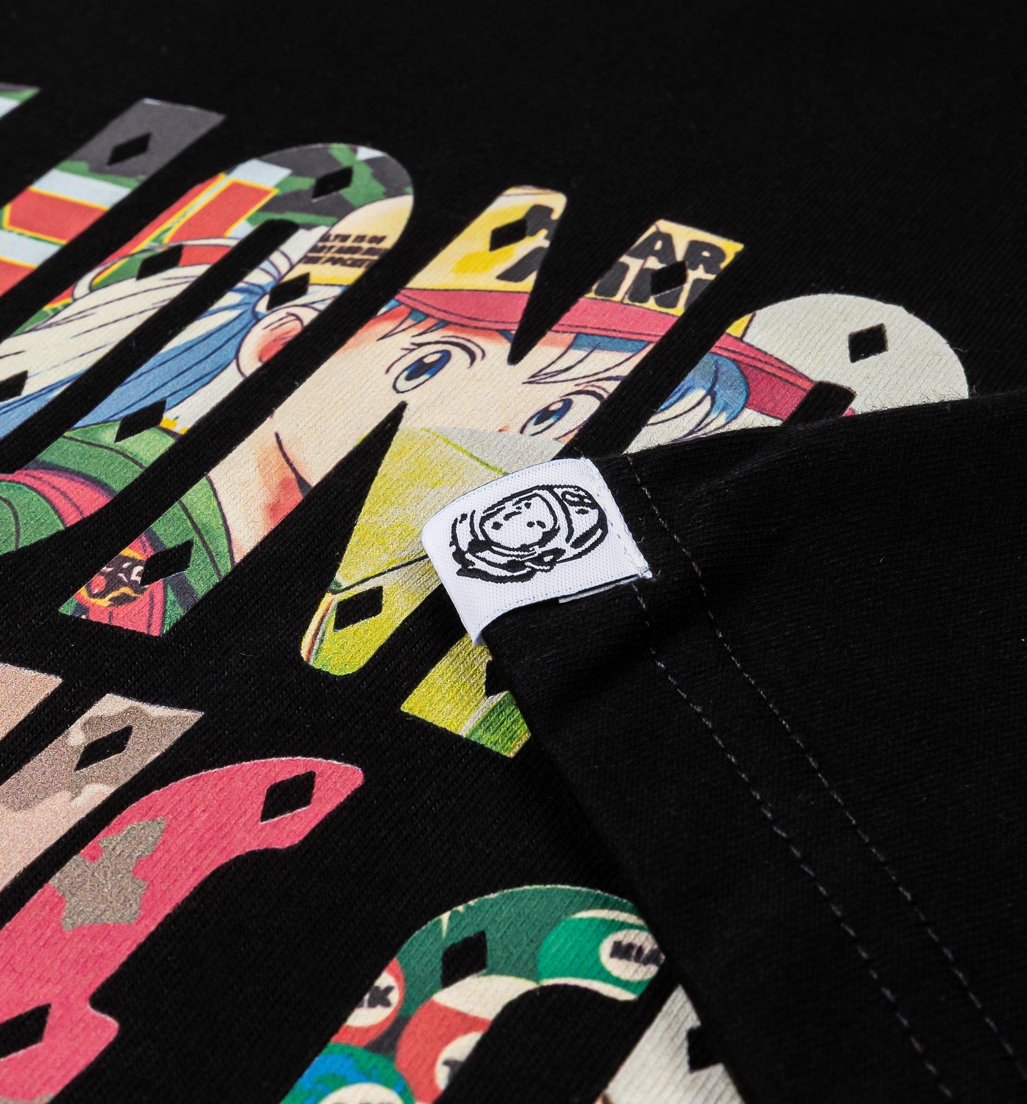 Billionaire Boys Club Curve Collage Mens Short Sleeve Shirt - Black