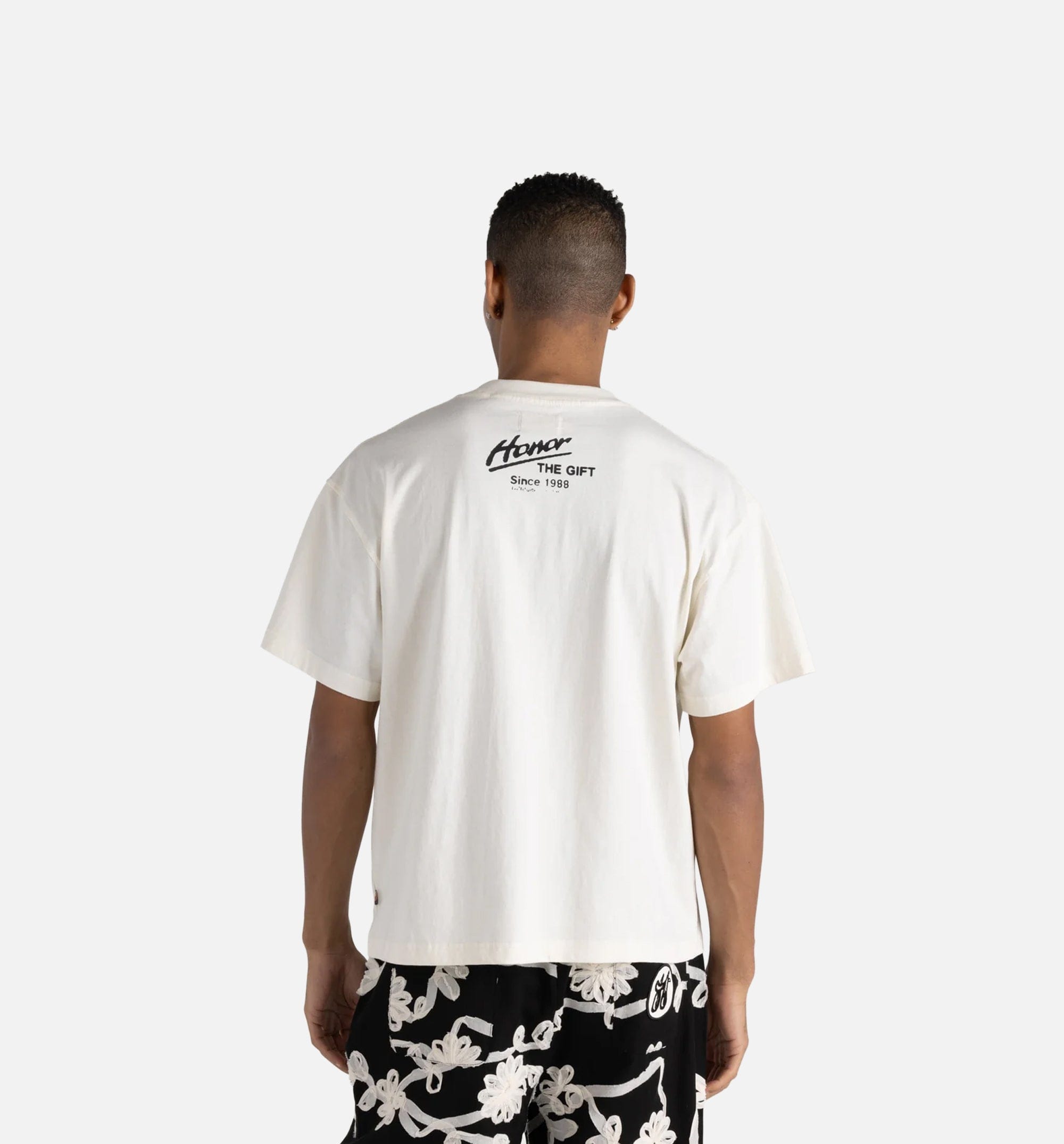 HONOR Where You From Mens Short Sleeve Shirt - White
