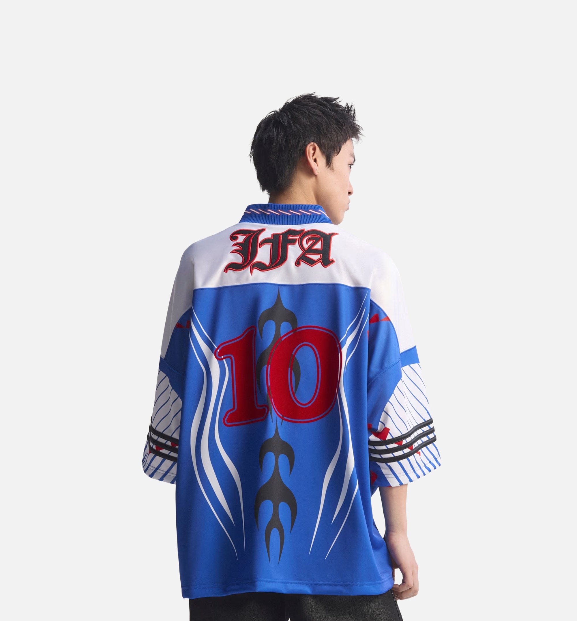 adidas Bringback Remixed Japan Mens Jersey - Power Blue/White/Red