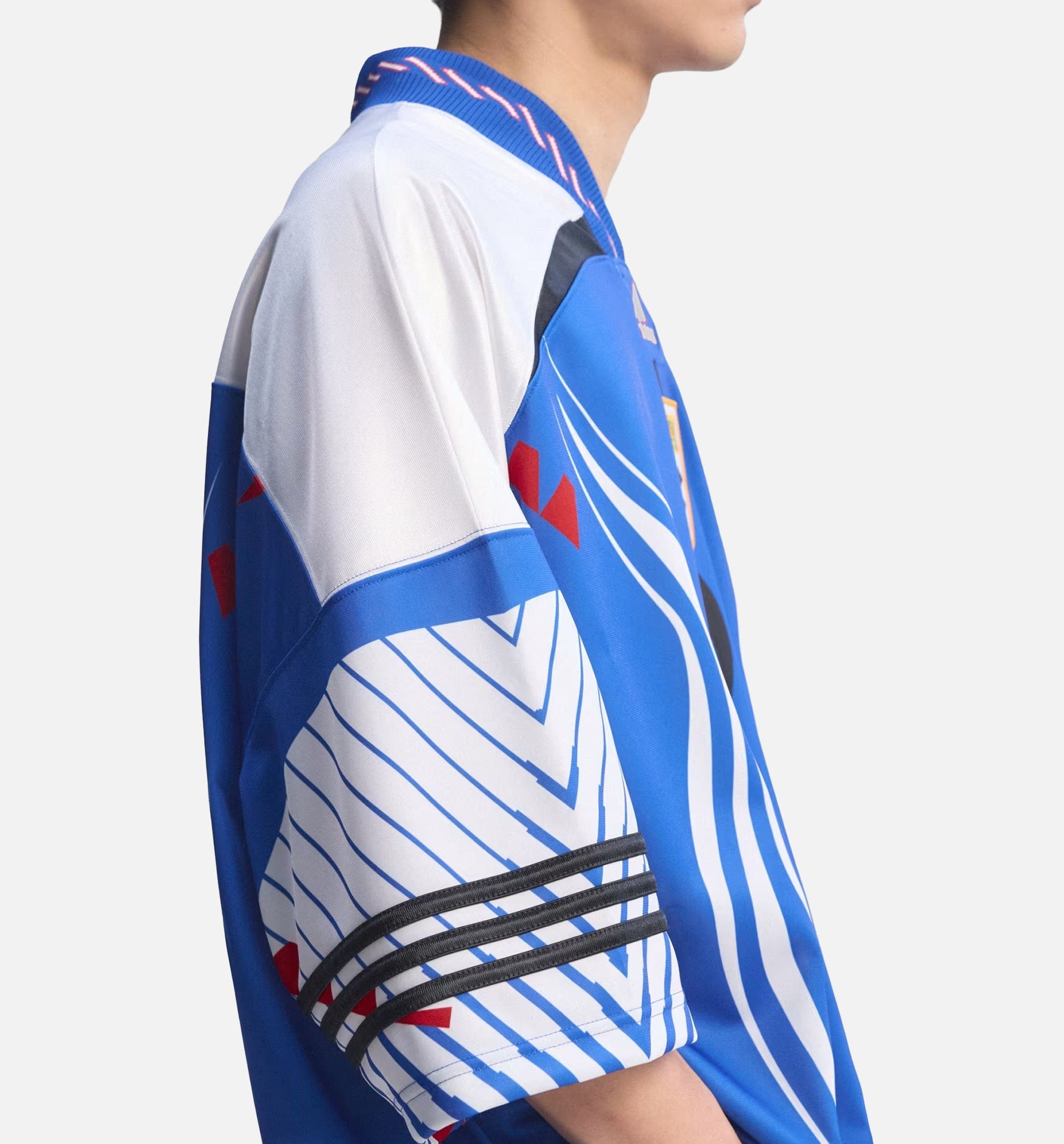 adidas Bringback Remixed Japan Mens Jersey - Power Blue/White/Red
