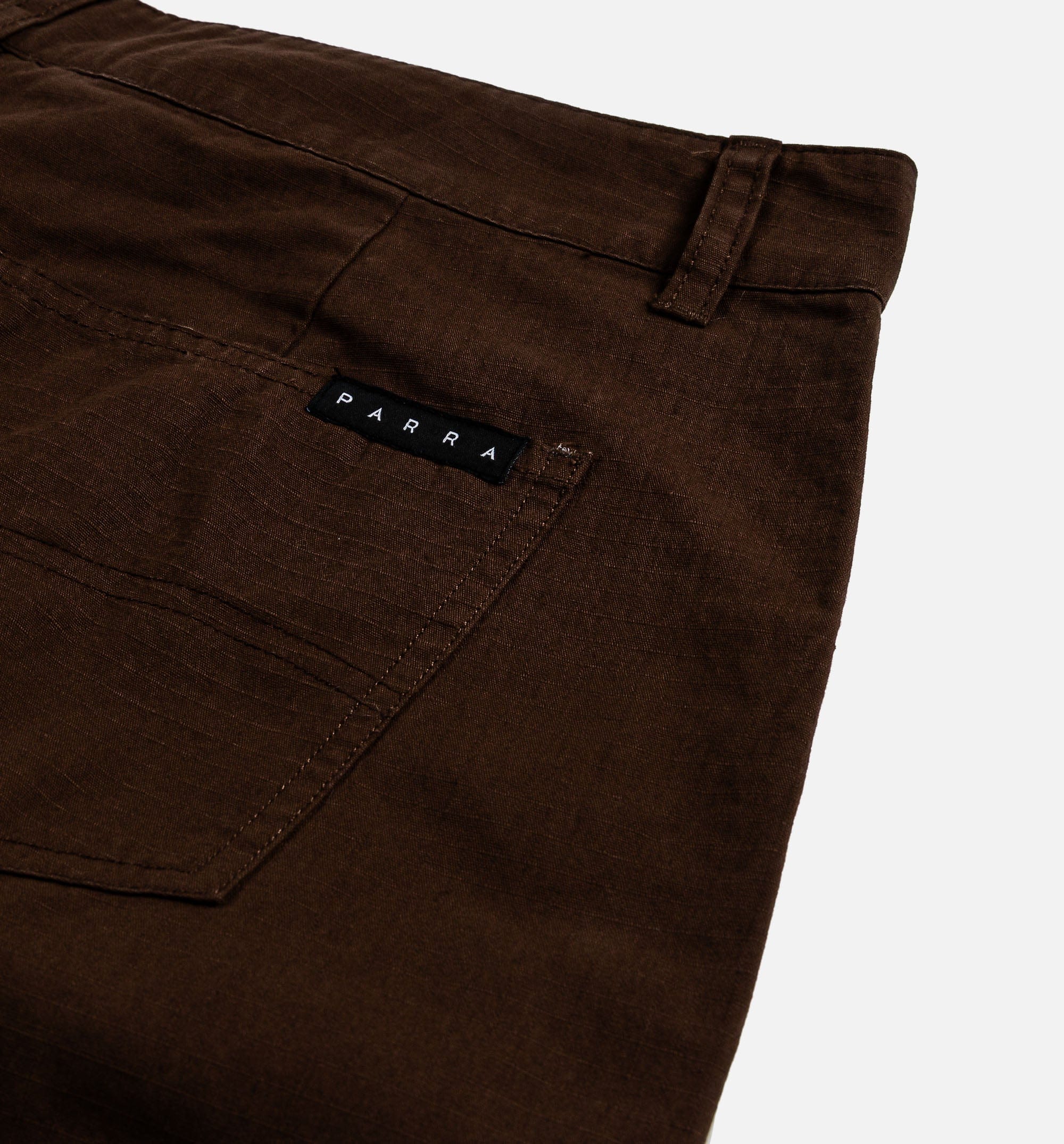 parra Stuff Cargo Mens Pant - Brown