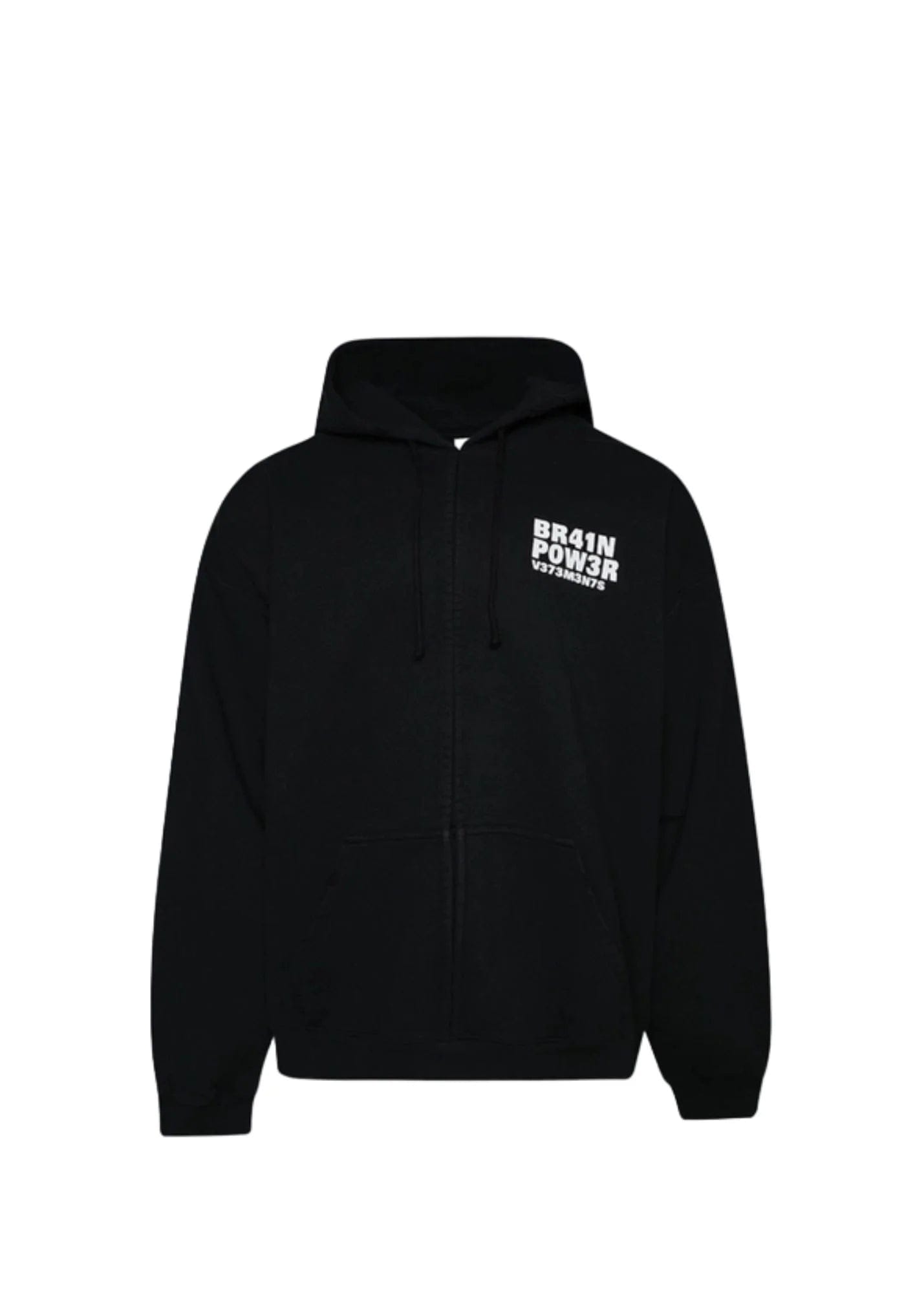 Vetements Brain Power Hoodie – Black