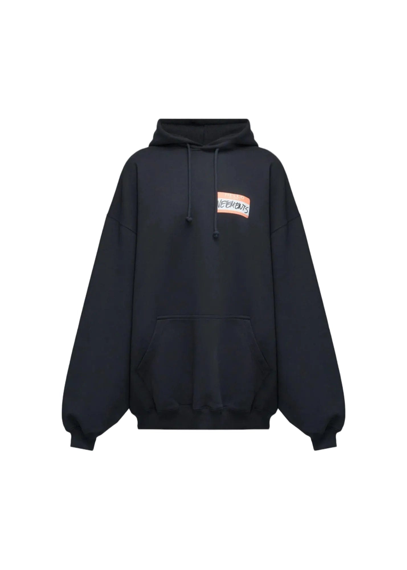 Vetements My Name Is Hoodie – Black