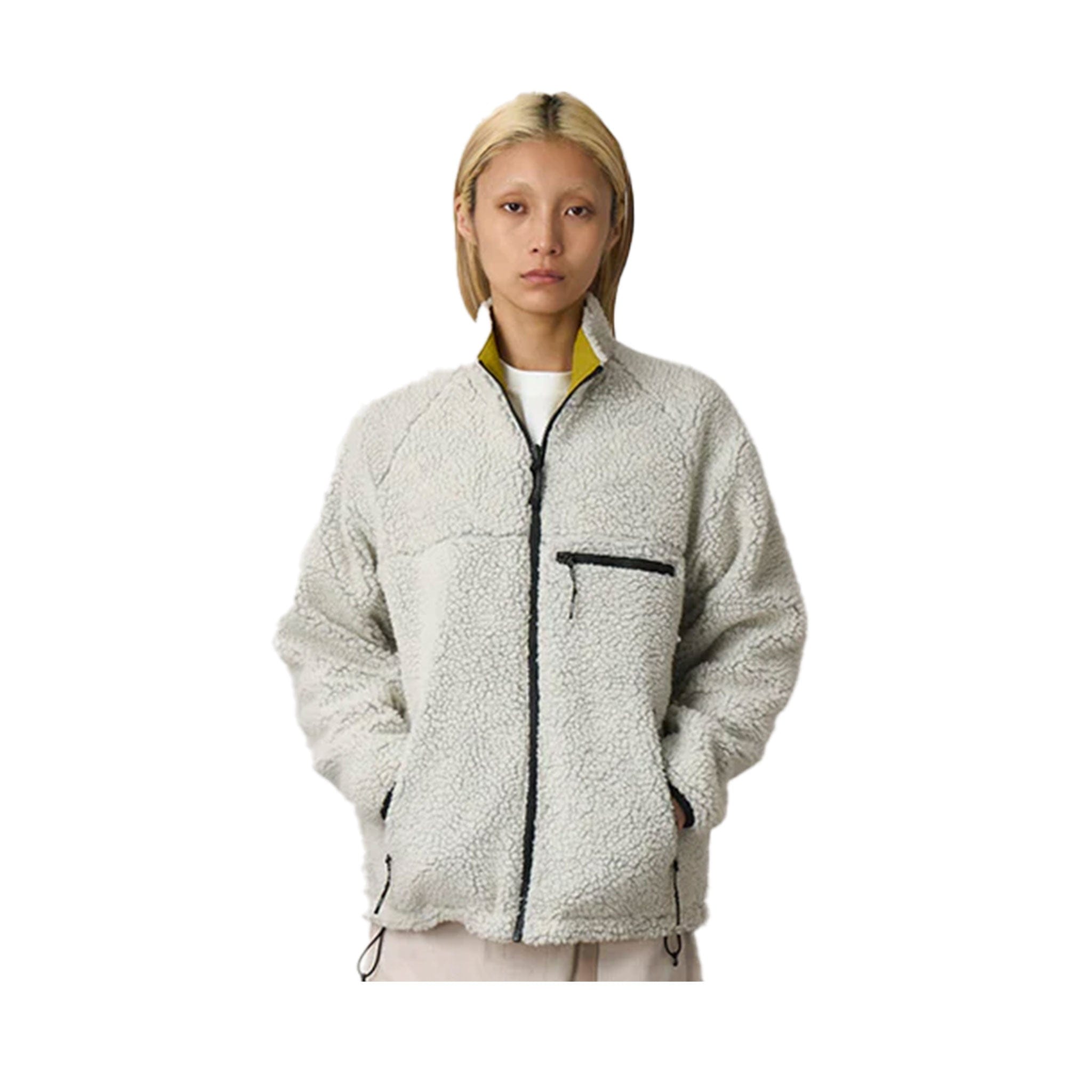 Gramicci Reversible Sherpa Jacket – Natural/Chartreuse