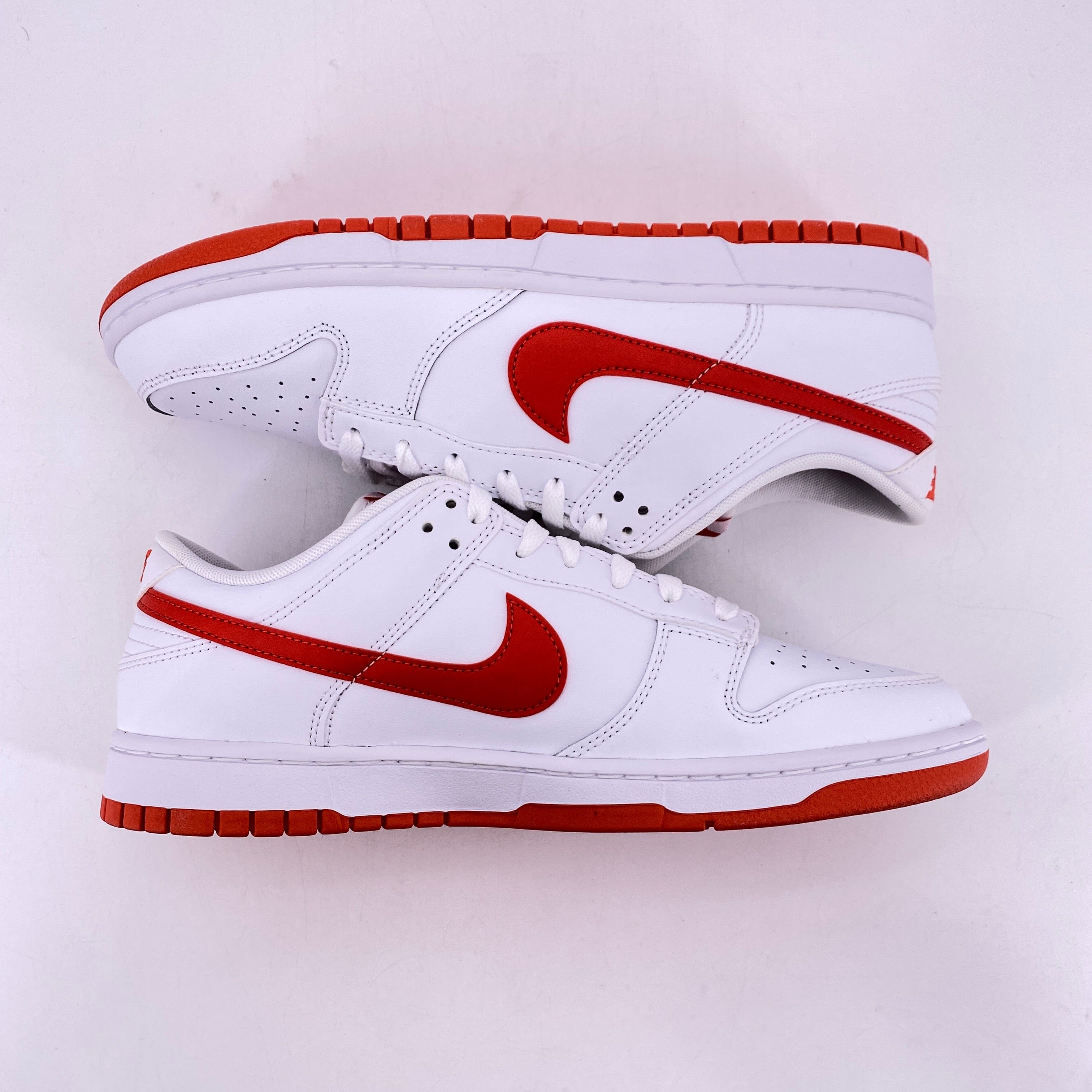 Nike Dunk Low "White Picante Red" 2023 New Size 10.5