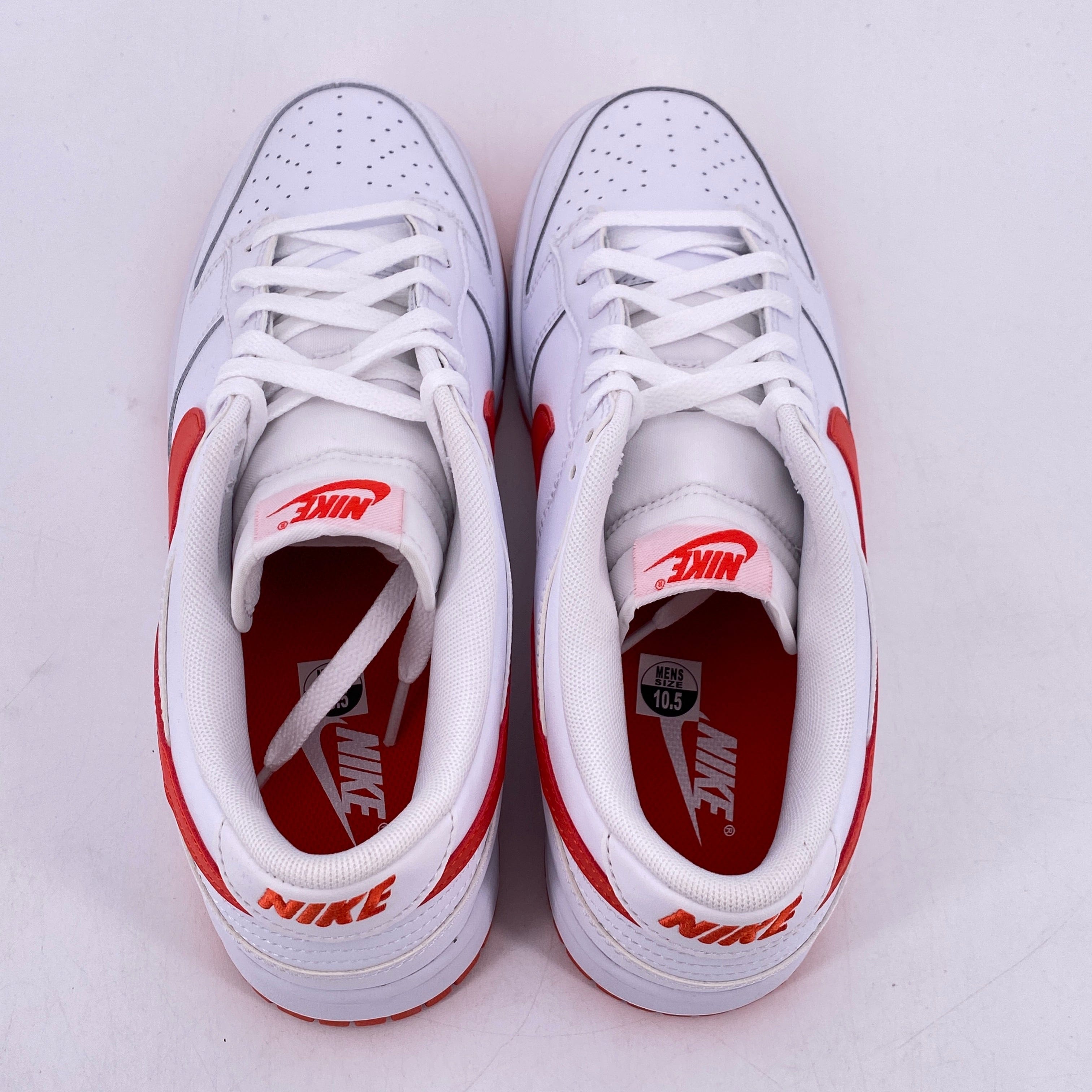 Nike Dunk Low "White Picante Red" 2023 New Size 10.5
