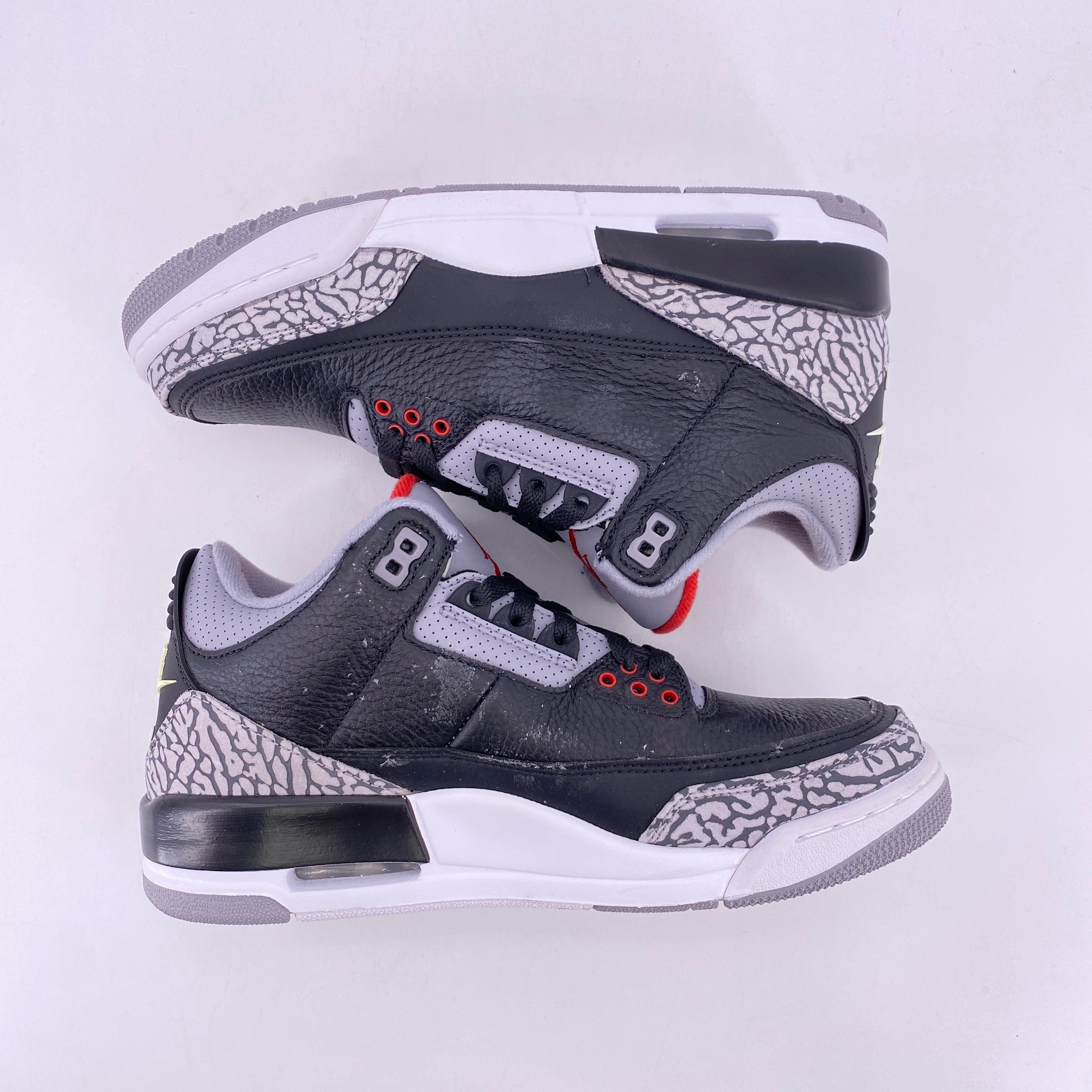 Air Jordan 3 Retro "Black Cement" 2018 New Size 7.5